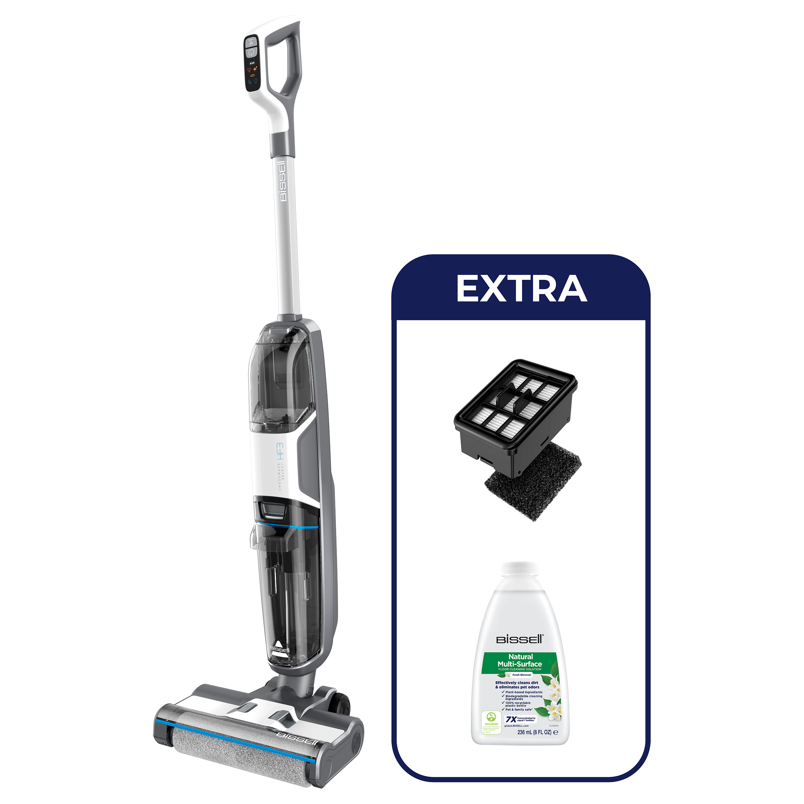 Bežični usisavač i perač podova BISSELL CrossWave HF3 Select 3639N-1