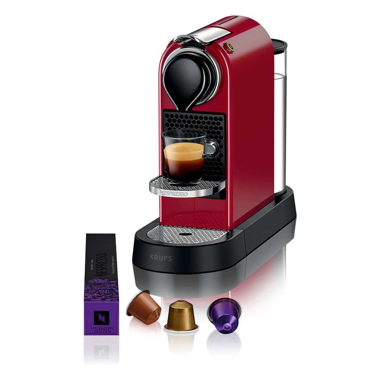 Aparat za kavu KRUPS Nespresso CitiZ XN7415 crvena boja