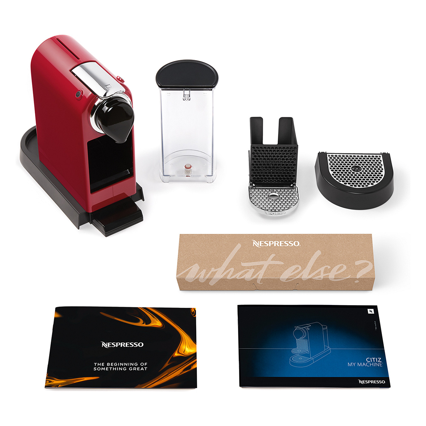Aparat za kavu KRUPS Nespresso CitiZ XN7415 crvena boja-3