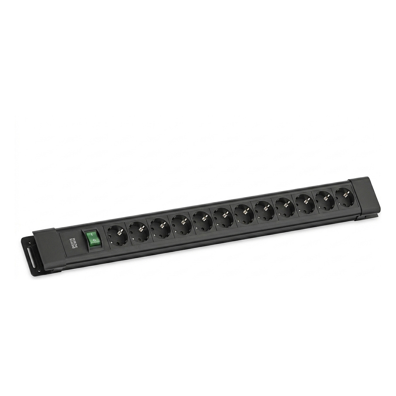 Letva s utičnicama BACHMANN CONNECTUS (12 utičnica, prekidač, 2m) crna boja-0