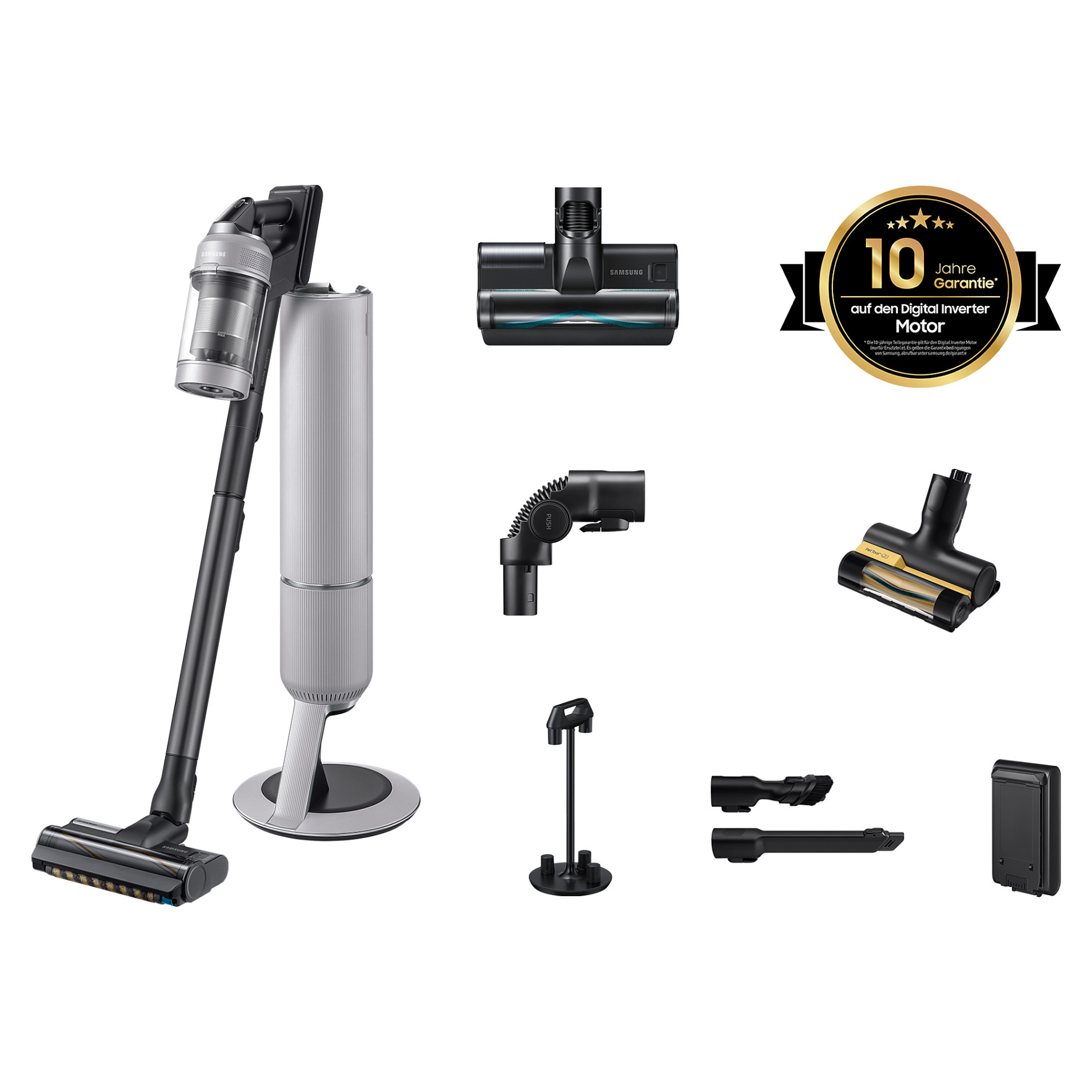 Štapni usisavač SAMSUNG Bespoke Jet Pet Pro Extra VS20A95973B/WA, Pebble Gray-1