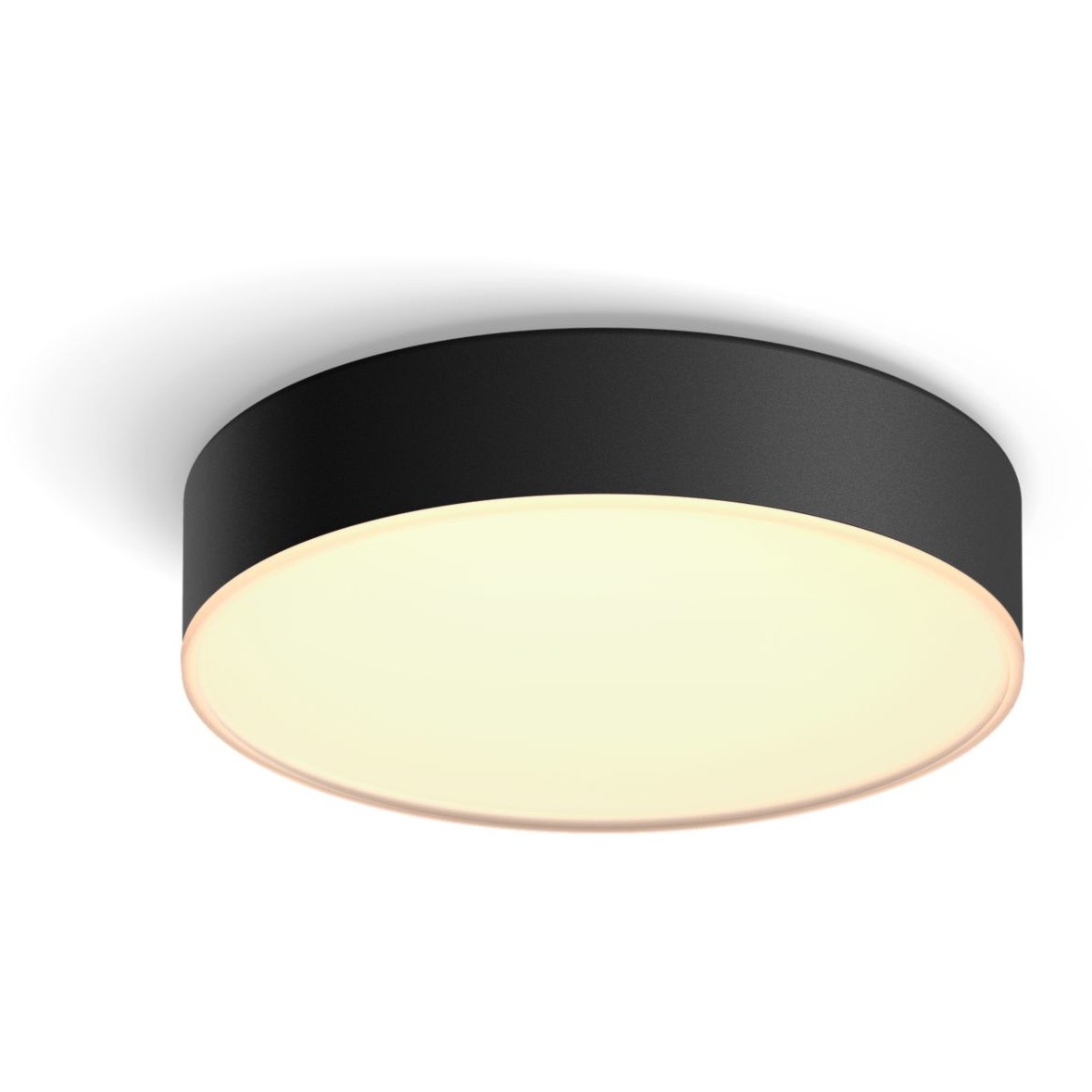 Pametna stropna svjetiljka PHILIPS Hue White Ambiance Enrave S s dimmer prekidačem, crna boja