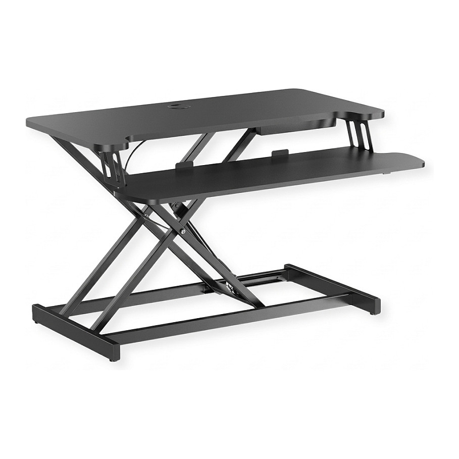 VALUE podesivi nastavak za radni stol, 800x400mm, crna boja-0