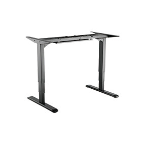 Električni podesivi okvir za radni stol EQUIP Pro 128902, dva motora, 125 kg, crna boja-0