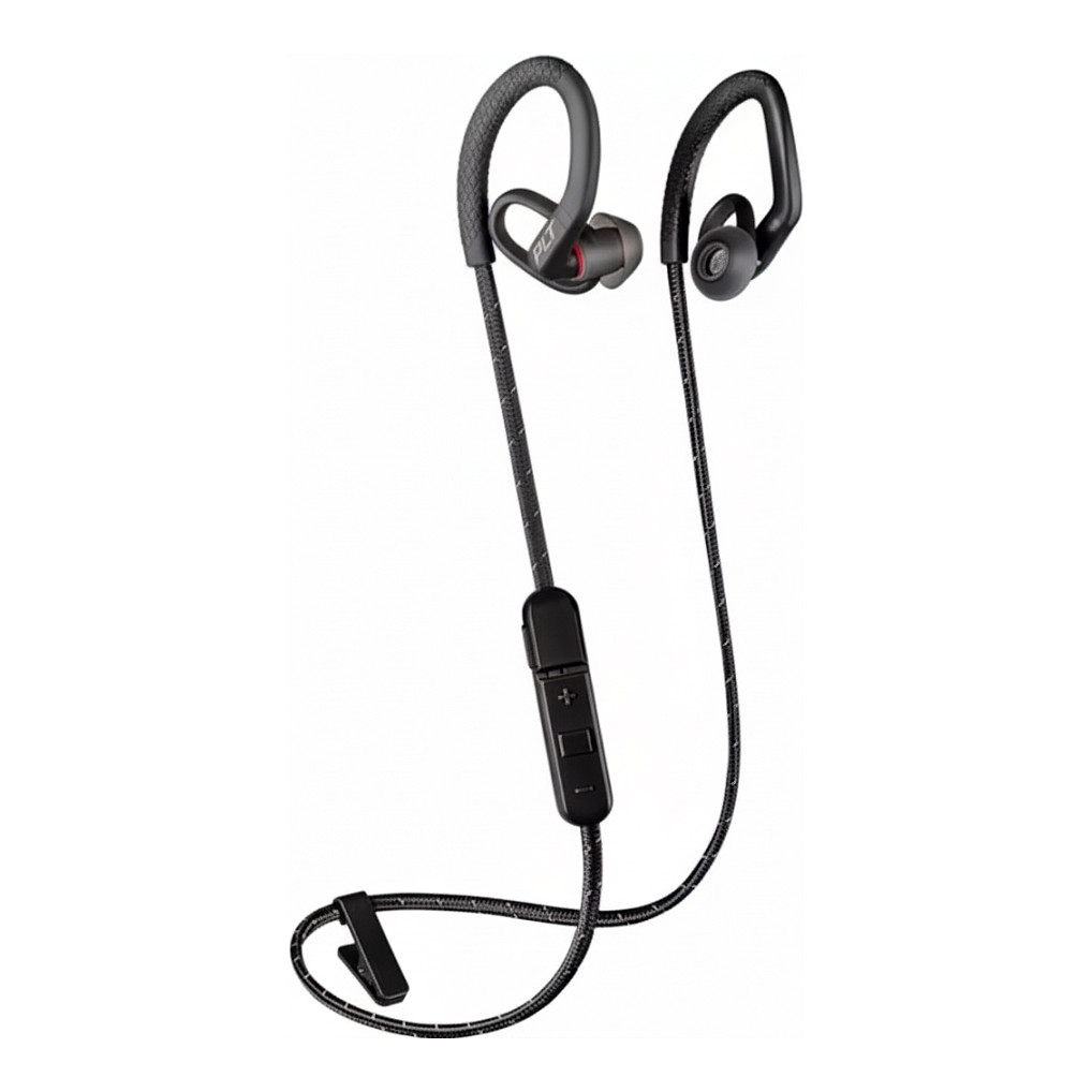 Slušalice HP Poly BackBeat Fit 350 (Bluetooth, mikrofon, otpornost na znoj i vodu, crno-sive)