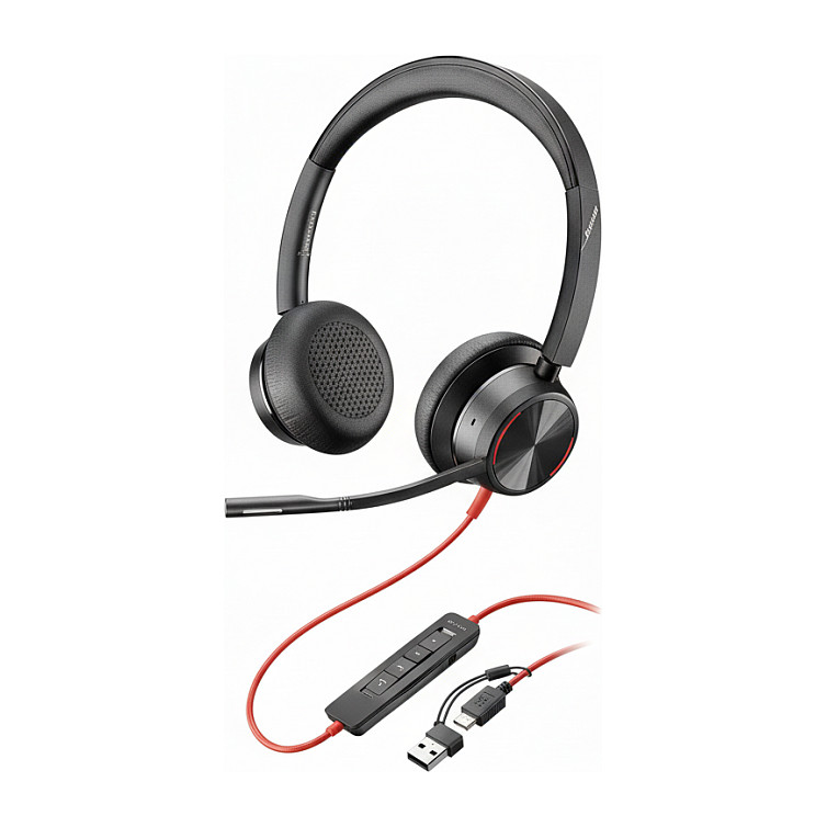 Slušalice HP Poly Blackwire 8225 (mikrofon, USB-C, USB-A)-0