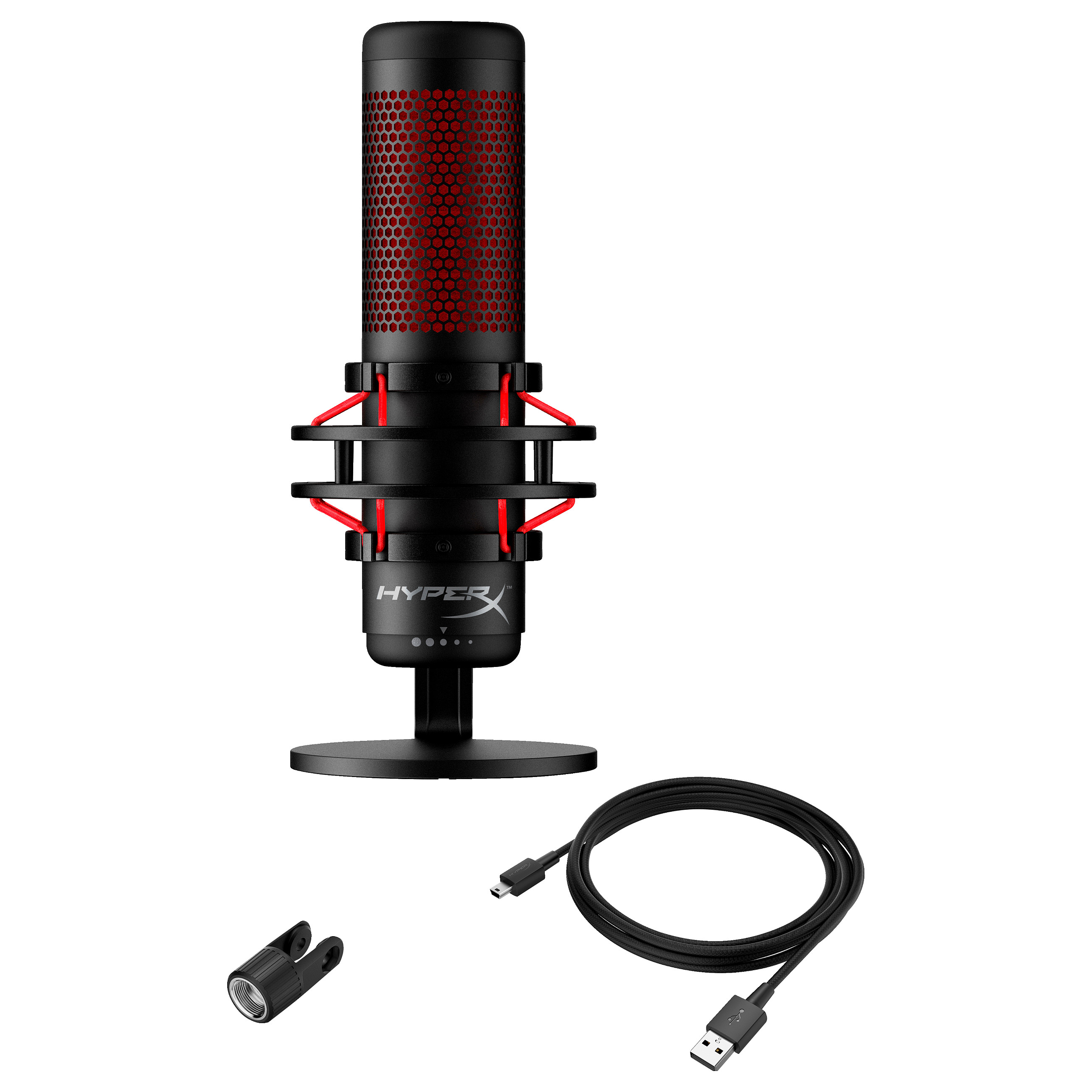 Mikrofon HYPERX QuadCast S (bijela boja)-5