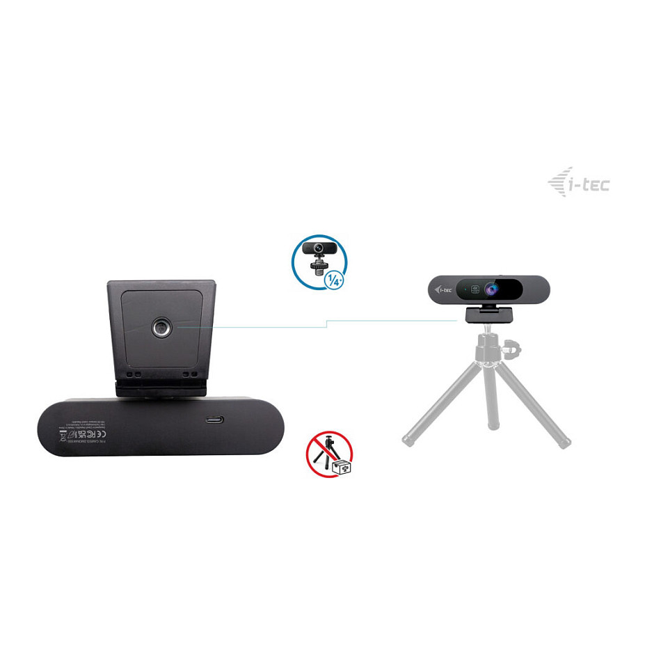 Web kamera I-TEC Solomon PRO 900 4K s AI Auto Framingom-5