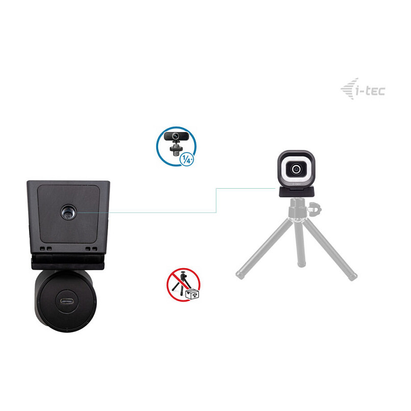 Web kamera I-TEC SOLOMON 700 STREAM 4K s prstenastim svjetlom-4