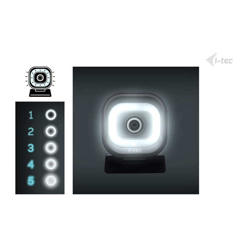 Web kamera I-TEC SOLOMON 700 STREAM 4K s prstenastim svjetlom-6