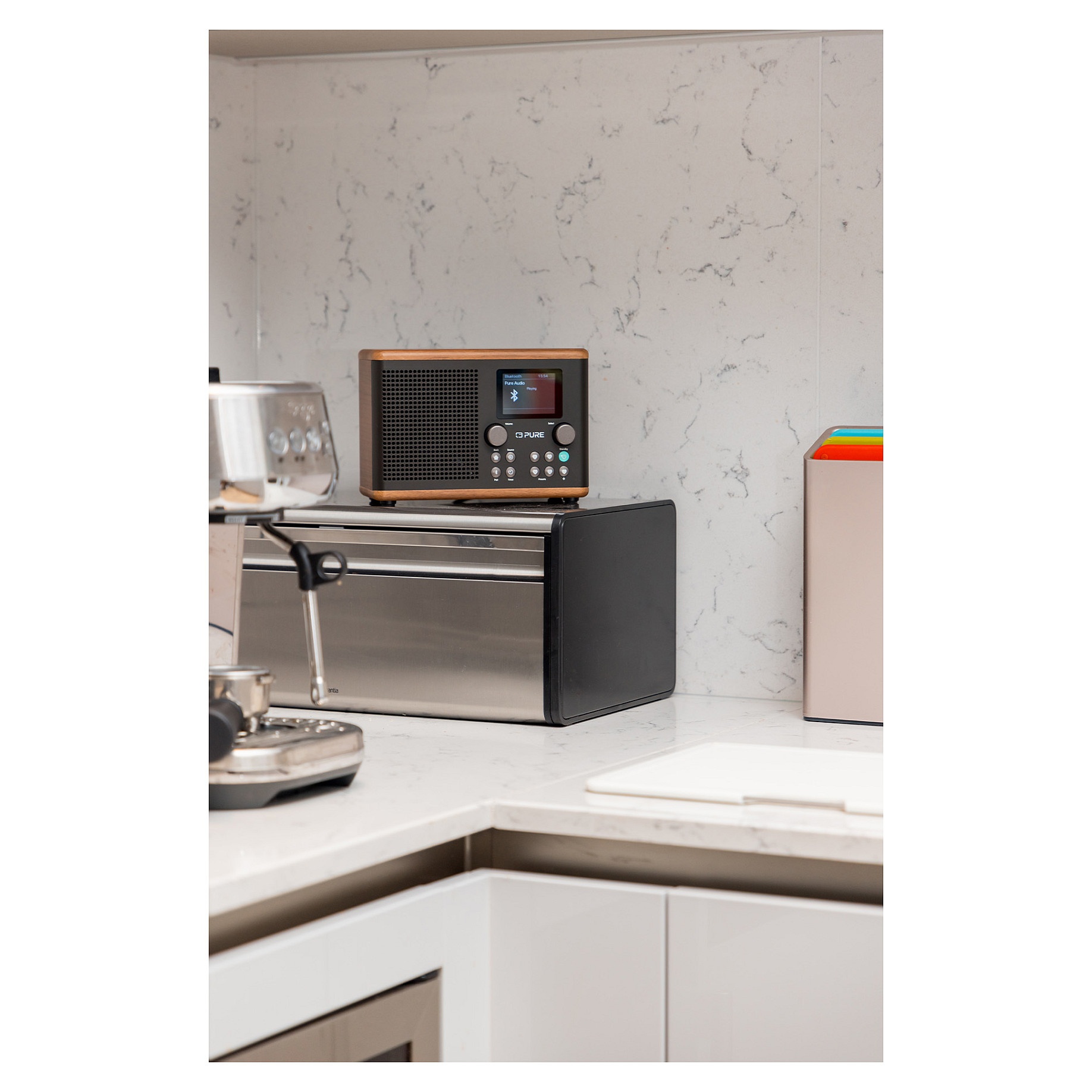Pure Classic H4 Digitalradio Kaffee Schwarz/Walnuss EU/UK-4