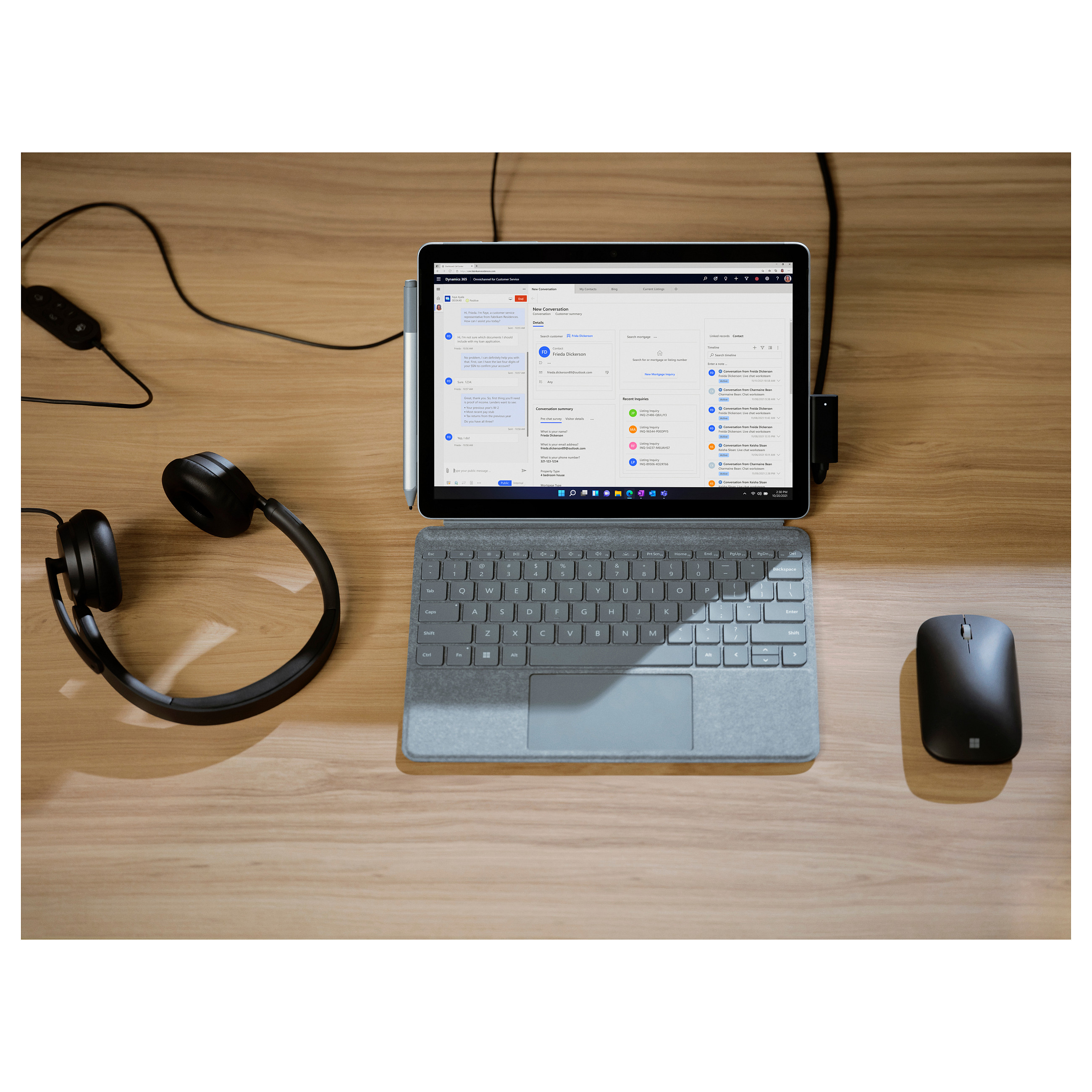 Slušalice MICROSOFT Modern USB-C Headset (mikrofon, USB-C, crne)-6