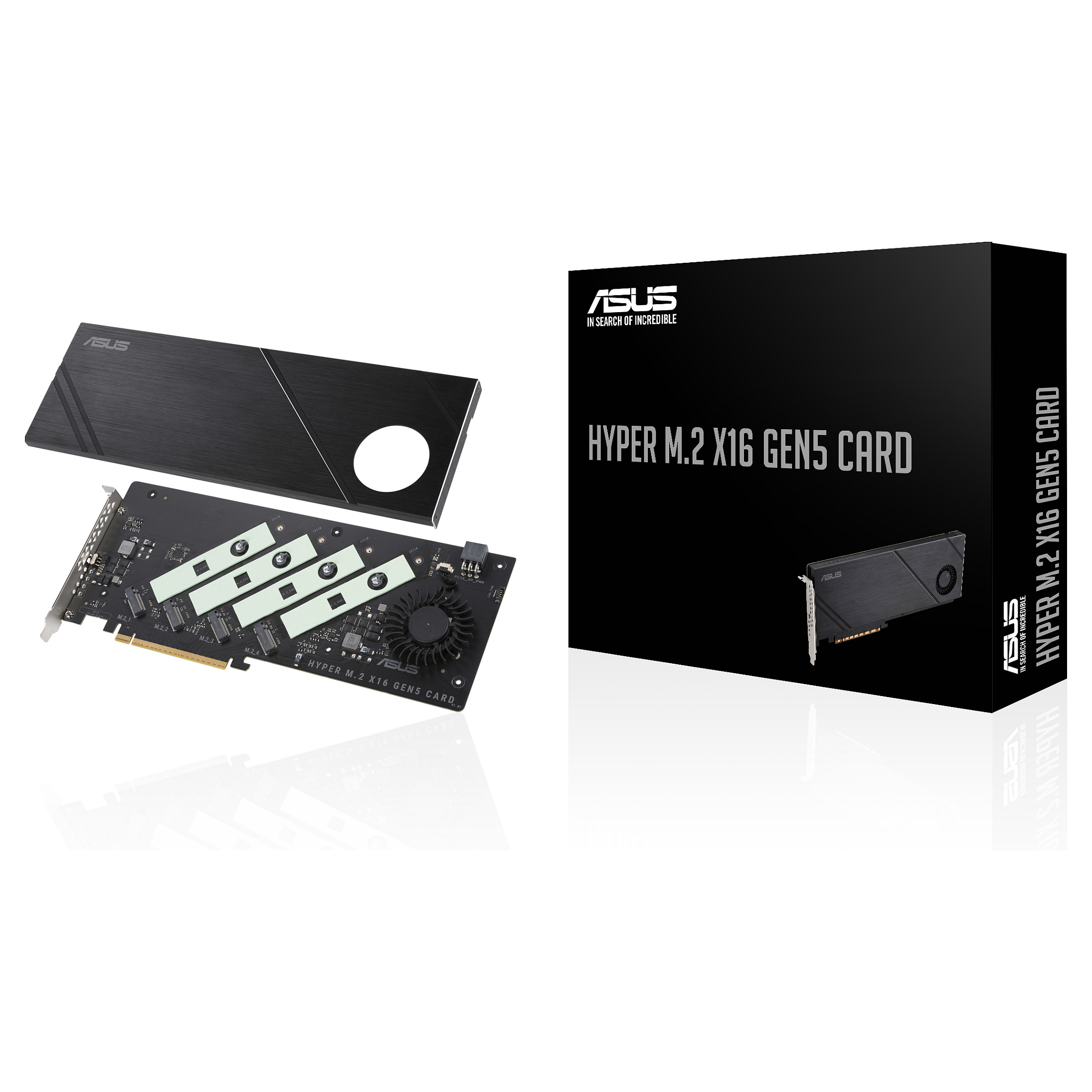 Ekspanzijska kartica ASUS Hyper M.2 x16 Gen5 Card (za 4x NVMe M.2 SSD)-2
