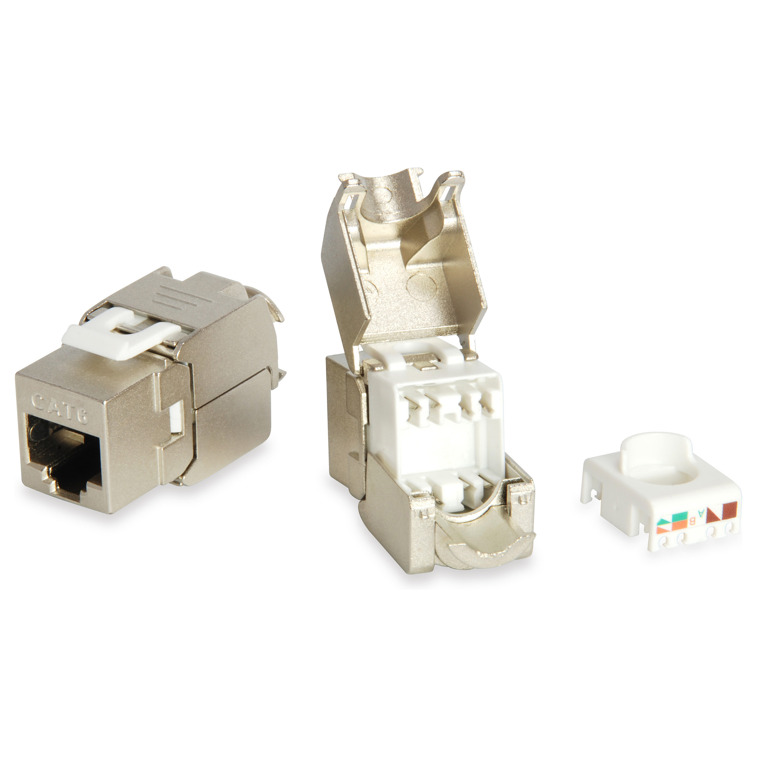 Equip Keystone Jack Cat6 oklopljeni, LSA, bez alata, 8 komada