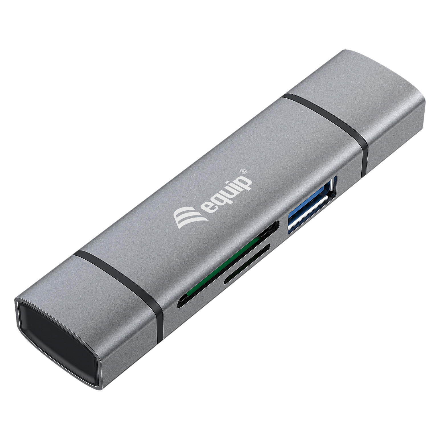 Čitač kartica EQUIP 128911 USB-A/USB-C za SD i MicroSD kartice-1