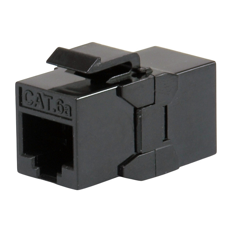 Equip Keystone Coupler Cat.6A UTP 2x RJ45 crni (8 komada)-1
