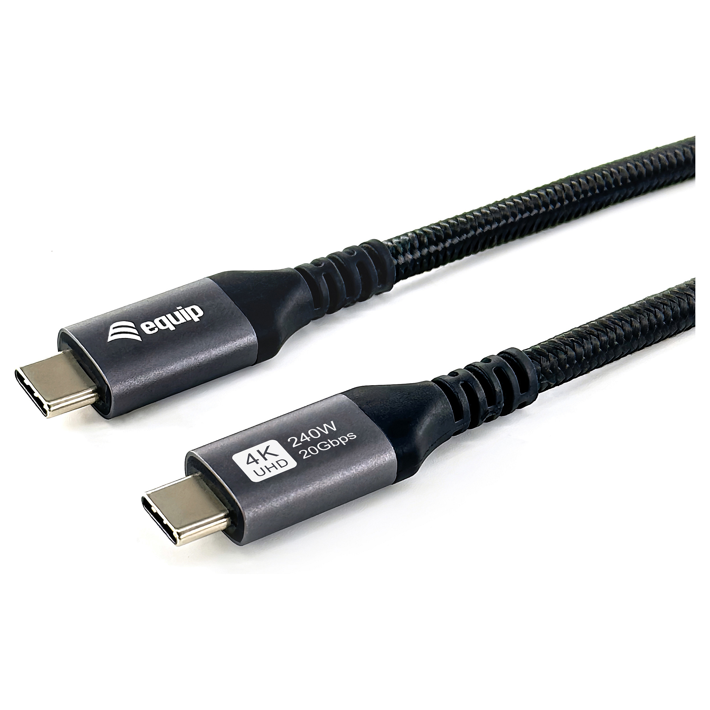 Equip USB-C 4.0 kabel (M/M), 100W PD, 3m, crni-1