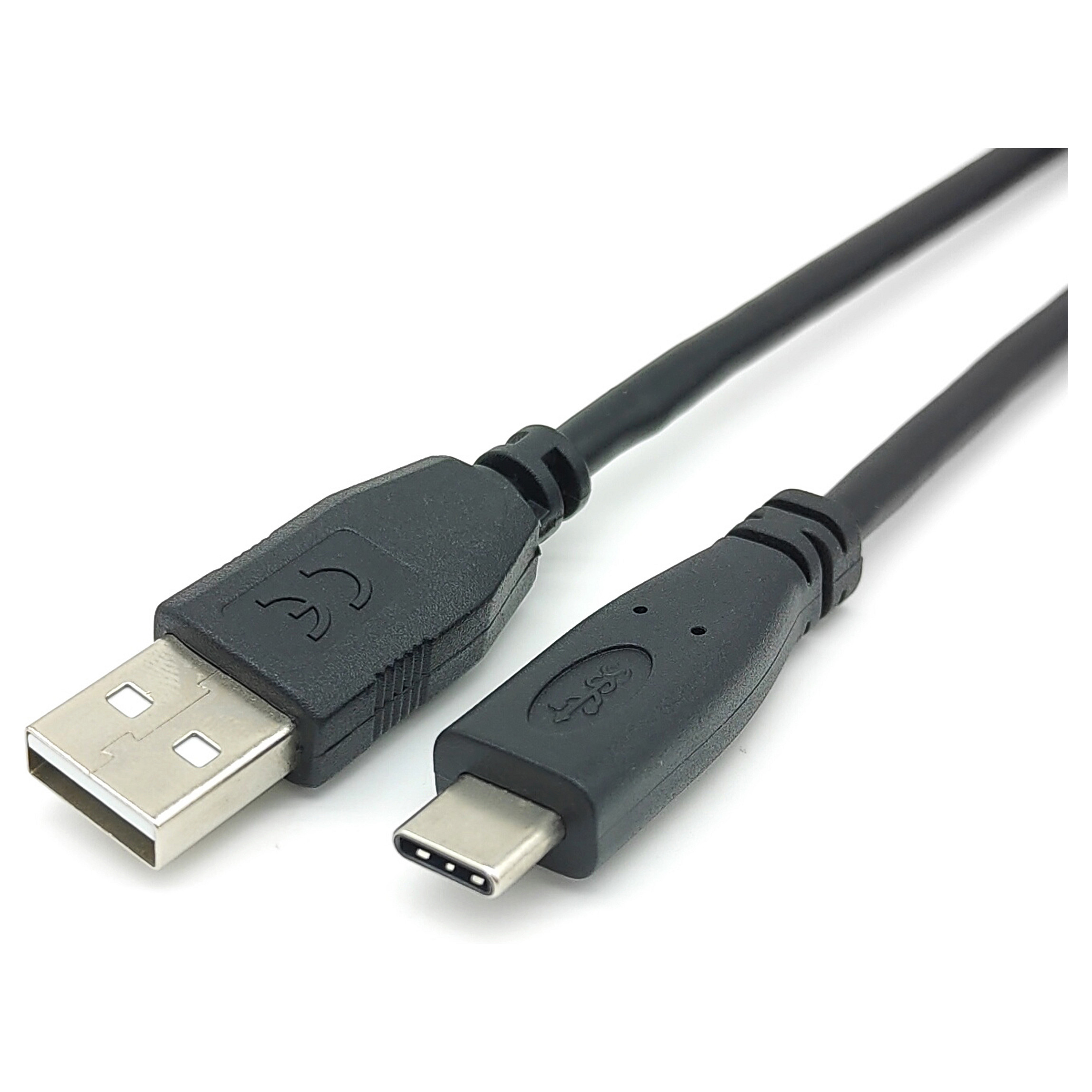 Equip USB-C na USB-A 2.0 kabel za punjenje i prijenos podataka, 3A, 0.3m, crni-1