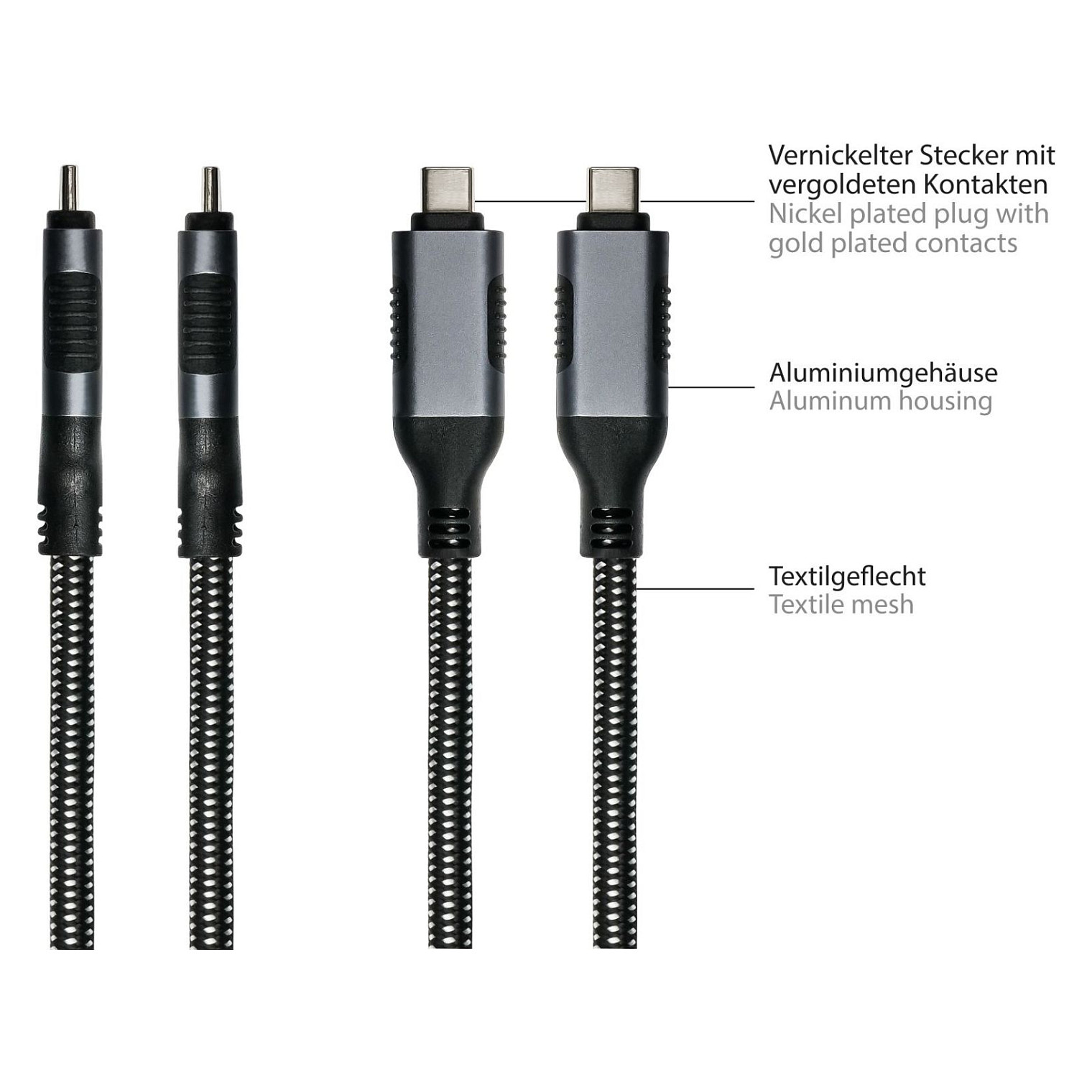 Good Connections USB-C na RJ45 mrežni adapter kabel, 1.0m, antracit-3