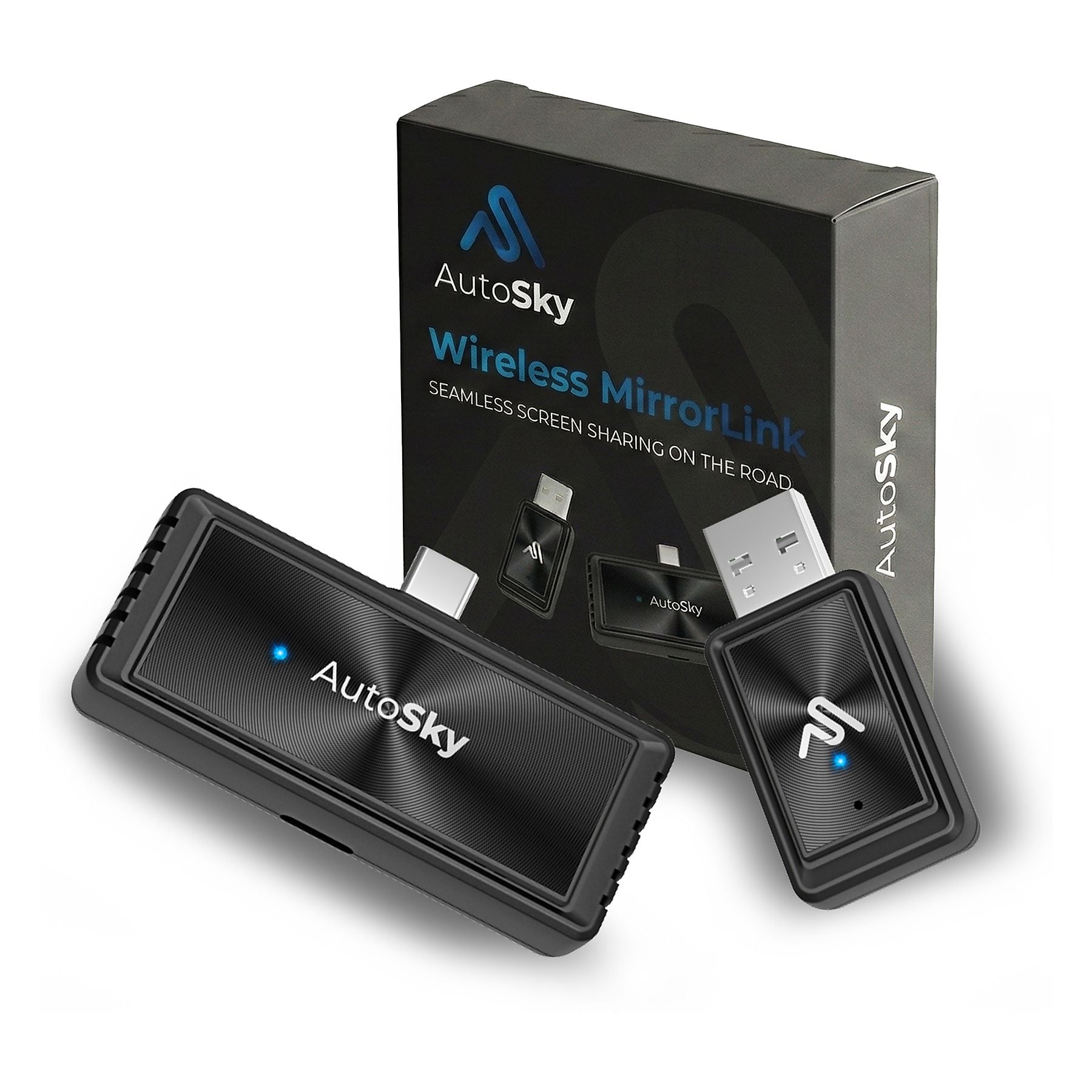 Bežični adapter AUTOSKY MirrorSync Wired AMS-2 (CarPlay, Android Auto, Screen Mirroring, USB-C)-0