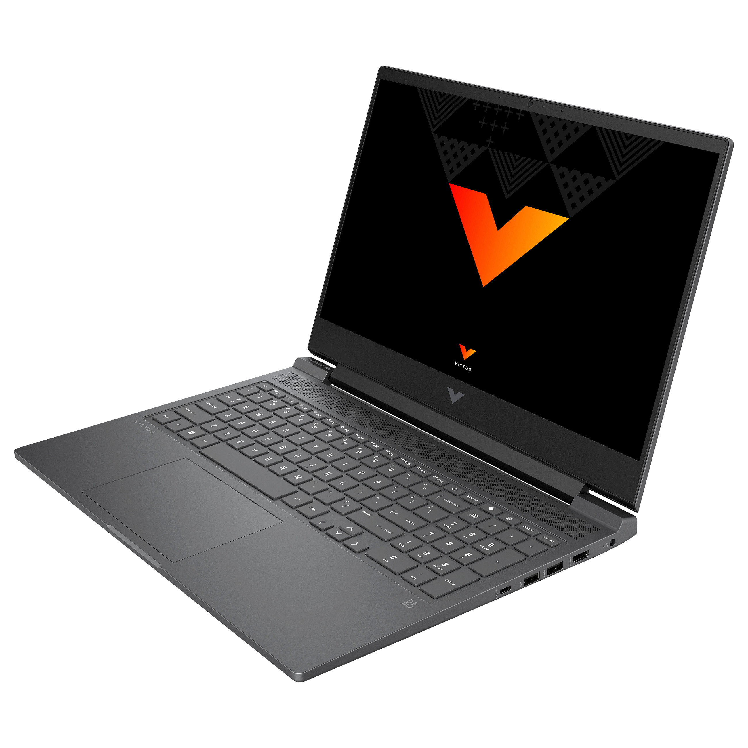 Laptop HP VICTUS 16-s1150ng (16.1", IPS, FHD, AMD Ryzen 5 8645HS, 16GB, 512GB SSD, NVIDIA GeForce RTX 4050, FreeDOS, DE tipkovnica, Srebrna)-6