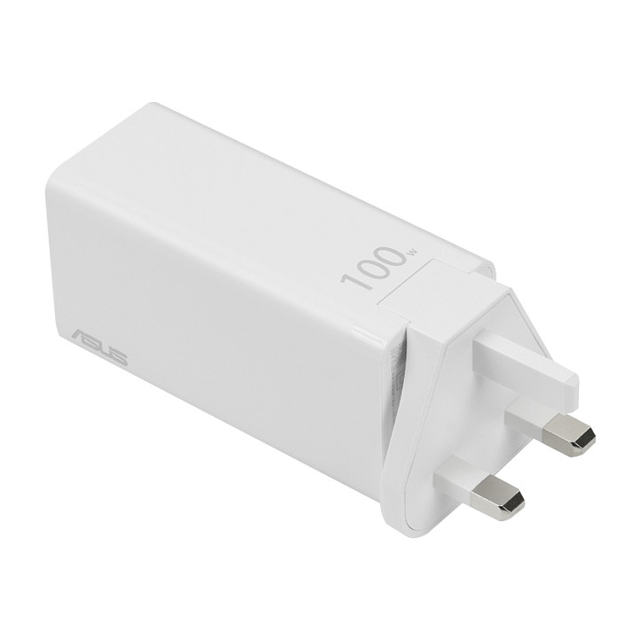 Mrežni punjač ASUS 100W 3-Port GaN Charger (AC100-02) bijela boja-3