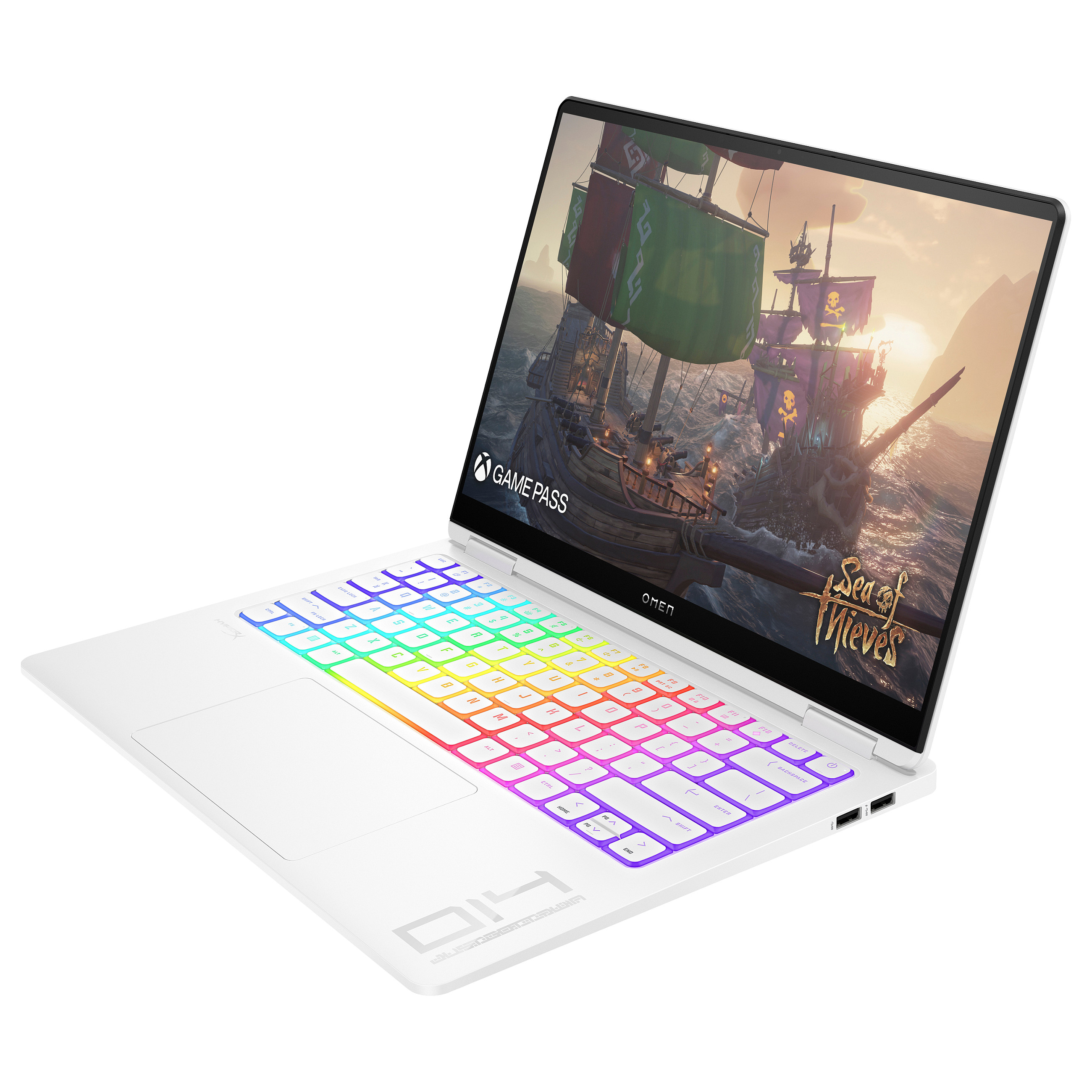 Laptop HP OMEN 14-fb0174ng (14", OLED, 3K, Intel Core Ultra 7 155H, 16GB, 512GB SSD, NVIDIA GeForce RTX 4060, FreeDOS, DE tipkovnica, Crna)-11
