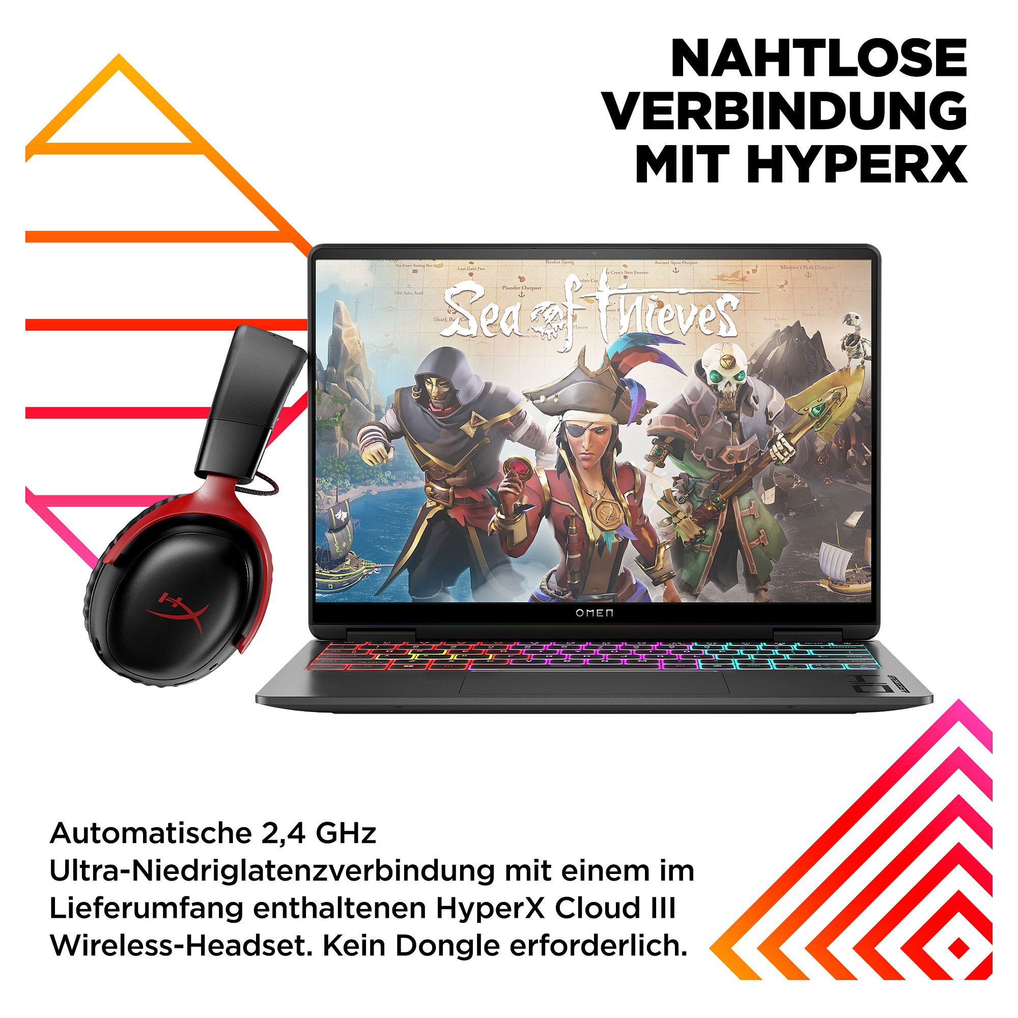 Laptop HP OMEN 14-fb0174ng (14", OLED, 3K, Intel Core Ultra 7 155H, 16GB, 512GB SSD, NVIDIA GeForce RTX 4060, FreeDOS, DE tipkovnica, Crna)-8