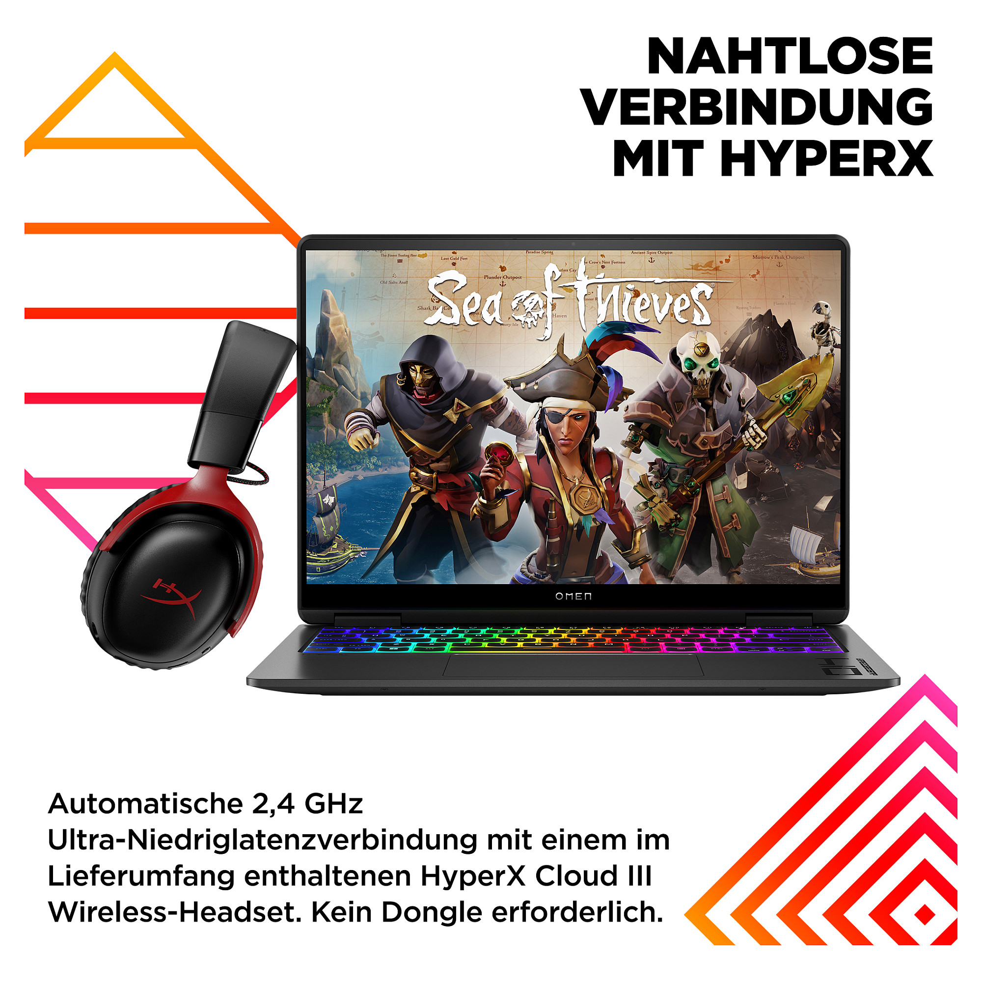 Laptop HP OMEN 14-fb0174ng (14", OLED, 3K, Intel Core Ultra 7 155H, 16GB, 512GB SSD, NVIDIA GeForce RTX 4060, FreeDOS, DE tipkovnica, Crna)-9