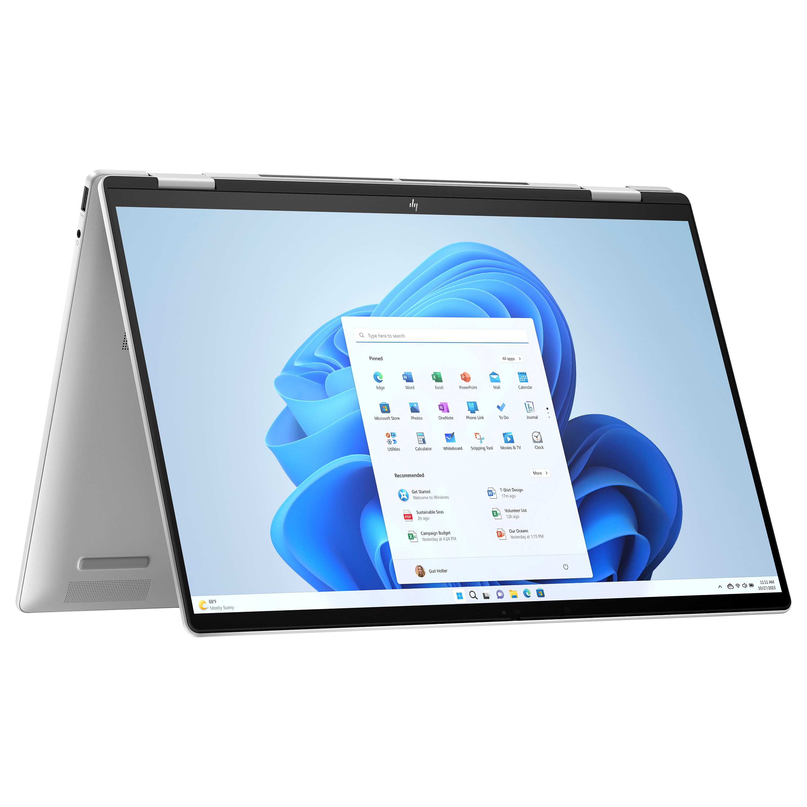 Laptop HP ENVY x360 16-ac0177ng (16", IPS Touch, WUXGA, Intel Core Ultra 7 155U, 16GB, 512GB SSD, Intel Graphics, Windows 11 Home, DE tipkovnica, Srebrna)