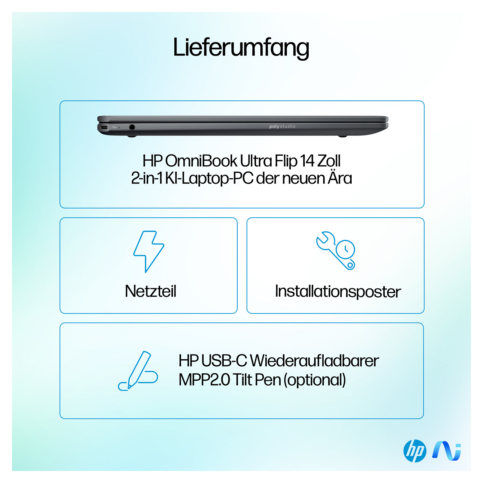 Laptop HP OmniBook Ultra Flip 14-fh0176ng (14", Touch, 3K, Intel Core Ultra 7 258V, 32GB, 2TB SSD, Intel Arc Graphics, Windows 11 Home, DE tipkovnica, Eclipse Gray)-4
