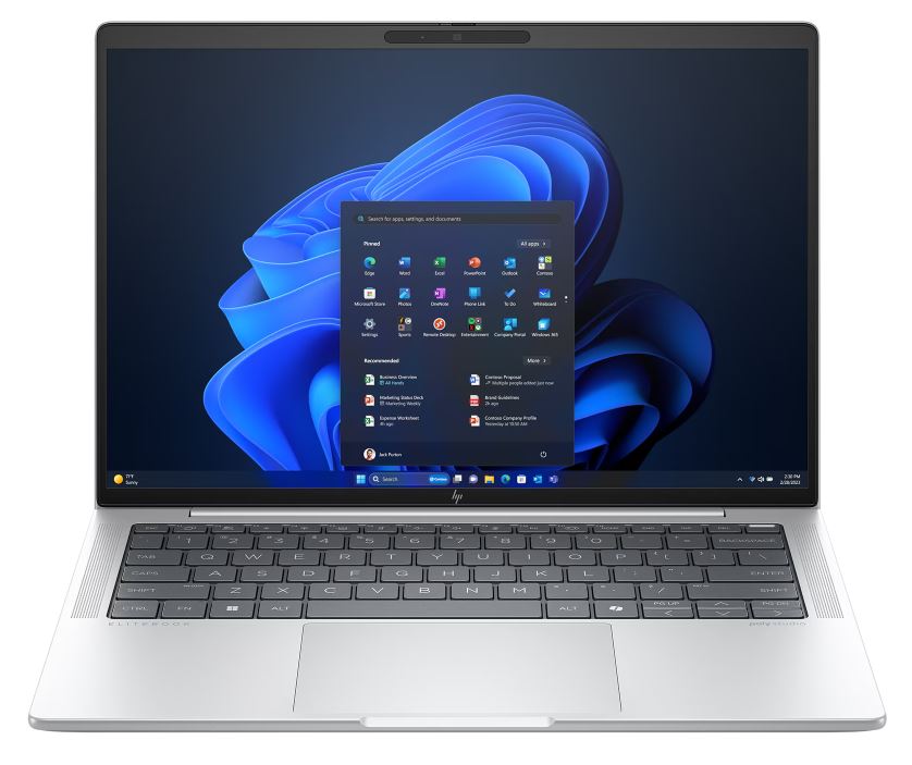 Laptop HP EliteBook 1040 G11 (14", IPS, WUXGA, Intel Core Ultra 7 155H, 32GB, 1TB SSD, Intel Graphics, Windows 11 Pro, DE tipkovnica, Srebrna)-0