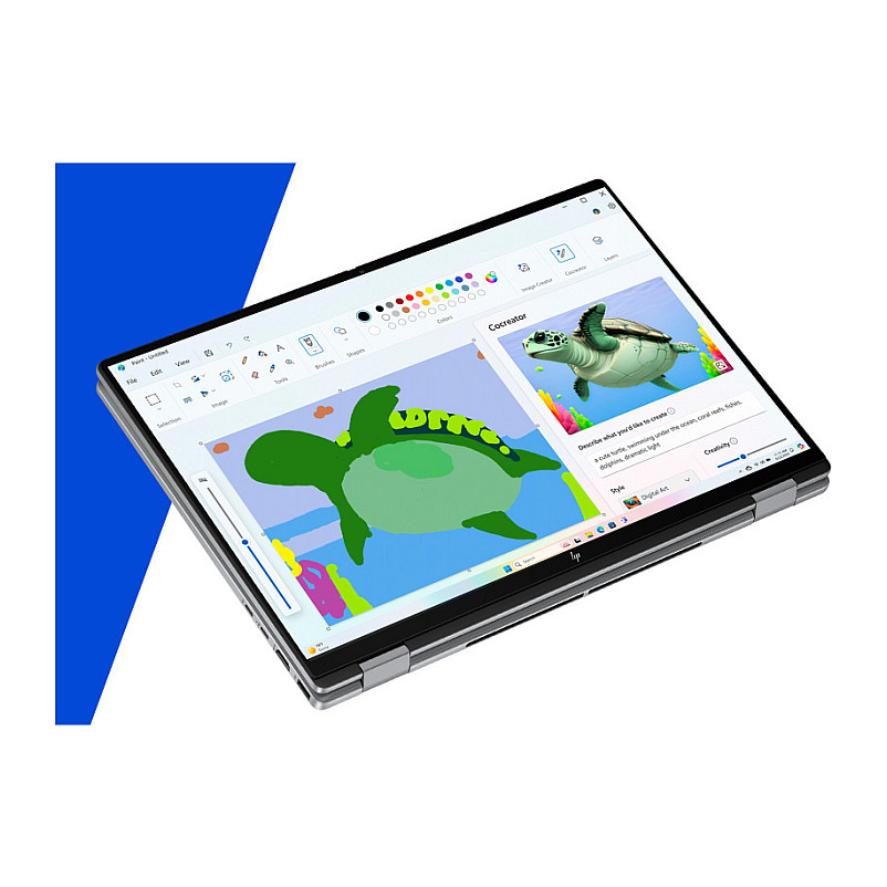 Laptop HP OmniBook X Flip 16-ar0173ng (16", OLED Touch, 3K, AMD Ryzen AI 7 350, 16GB, 512GB SSD, AMD Radeon Graphics, Windows 11 Home, DE tipkovnica, Srebrna)-26