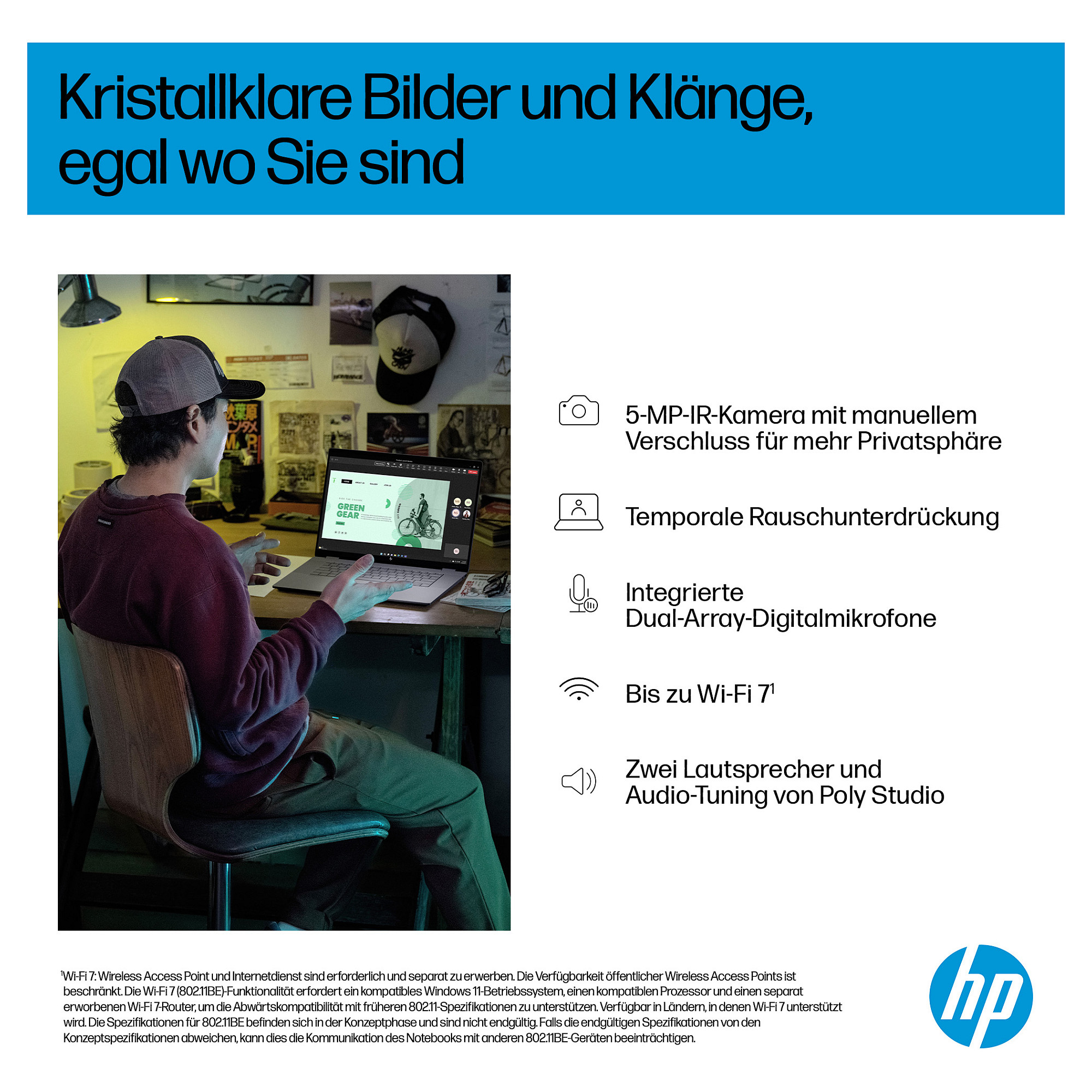 Laptop HP OmniBook X Flip 16-ar0154ng (16", OLED Touch, 2.8K, AMD Ryzen AI 5 340, 16GB, 512GB SSD, AMD Radeon Graphics, Windows 11 Home, DE tipkovnica)-9