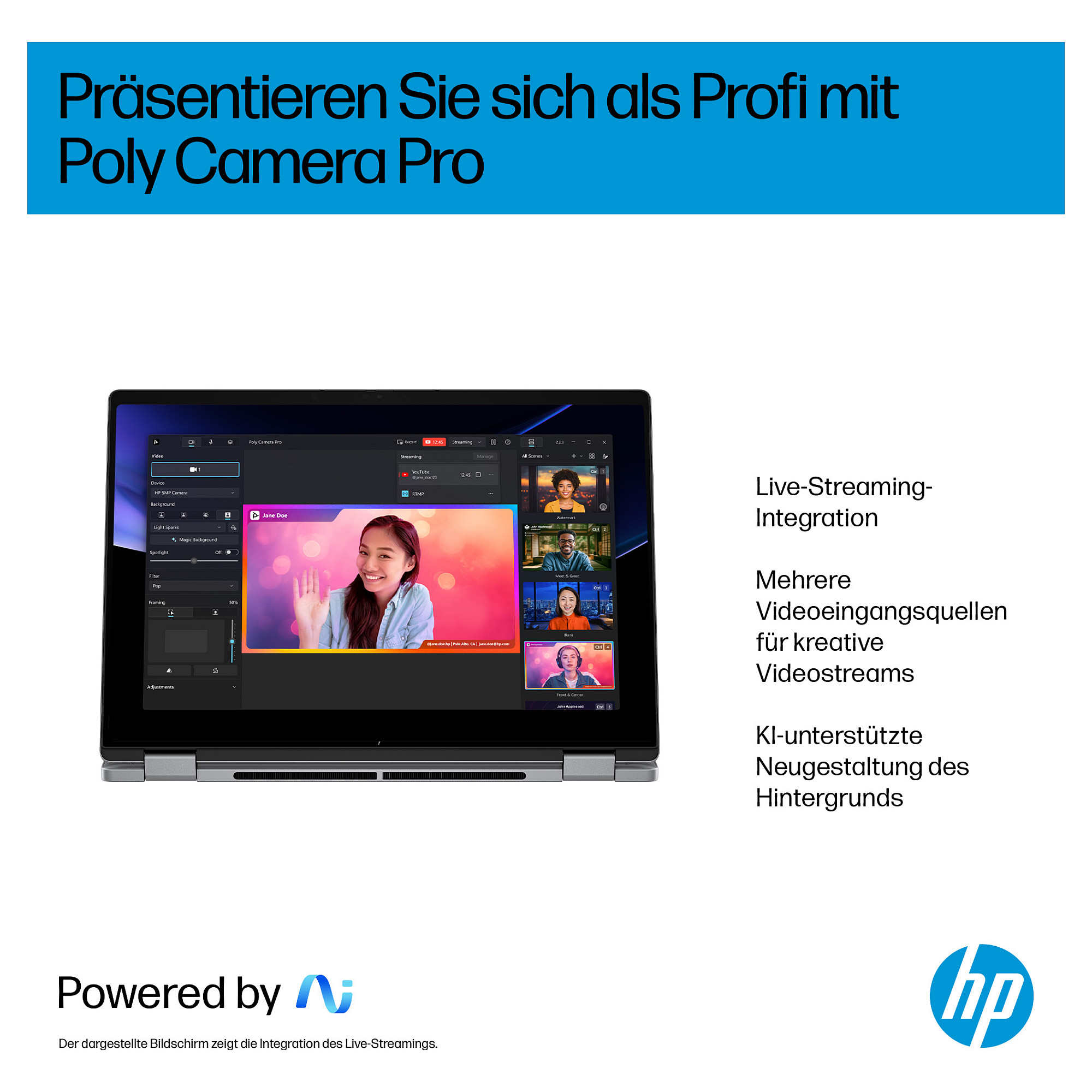 Laptop HP OmniBook X Flip 14-fk0154ng (14", OLED Touch, 3K, AMD Ryzen AI 5 340, 16GB, 512GB SSD, AMD Radeon Graphics, Windows 11 Home, DE tipkovnica, Srebrna)-9