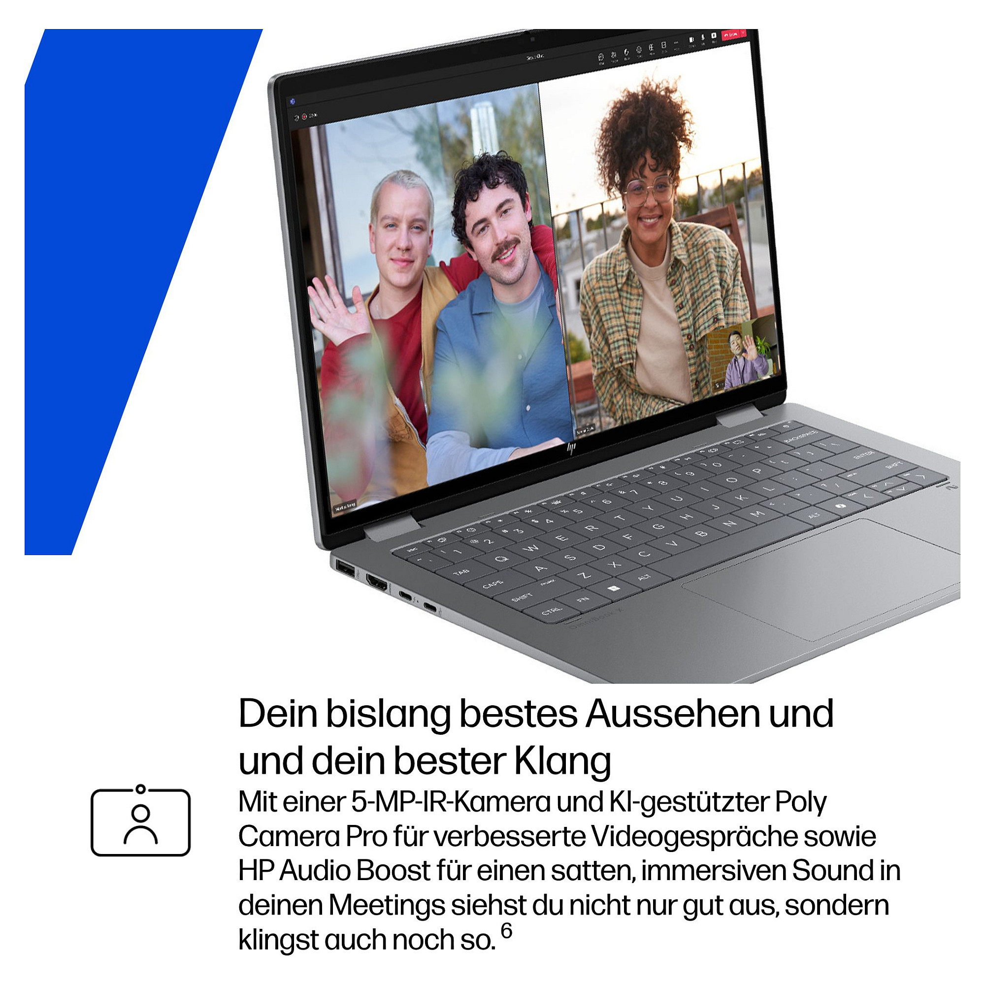 Laptop HP OmniBook X Flip 14-fk0173ng (14", OLED, 3K, AMD Ryzen AI 7 350, 16GB, 512GB SSD, AMD Radeon Graphics, Windows 11 Home, Non-HR tipkovnica)-13