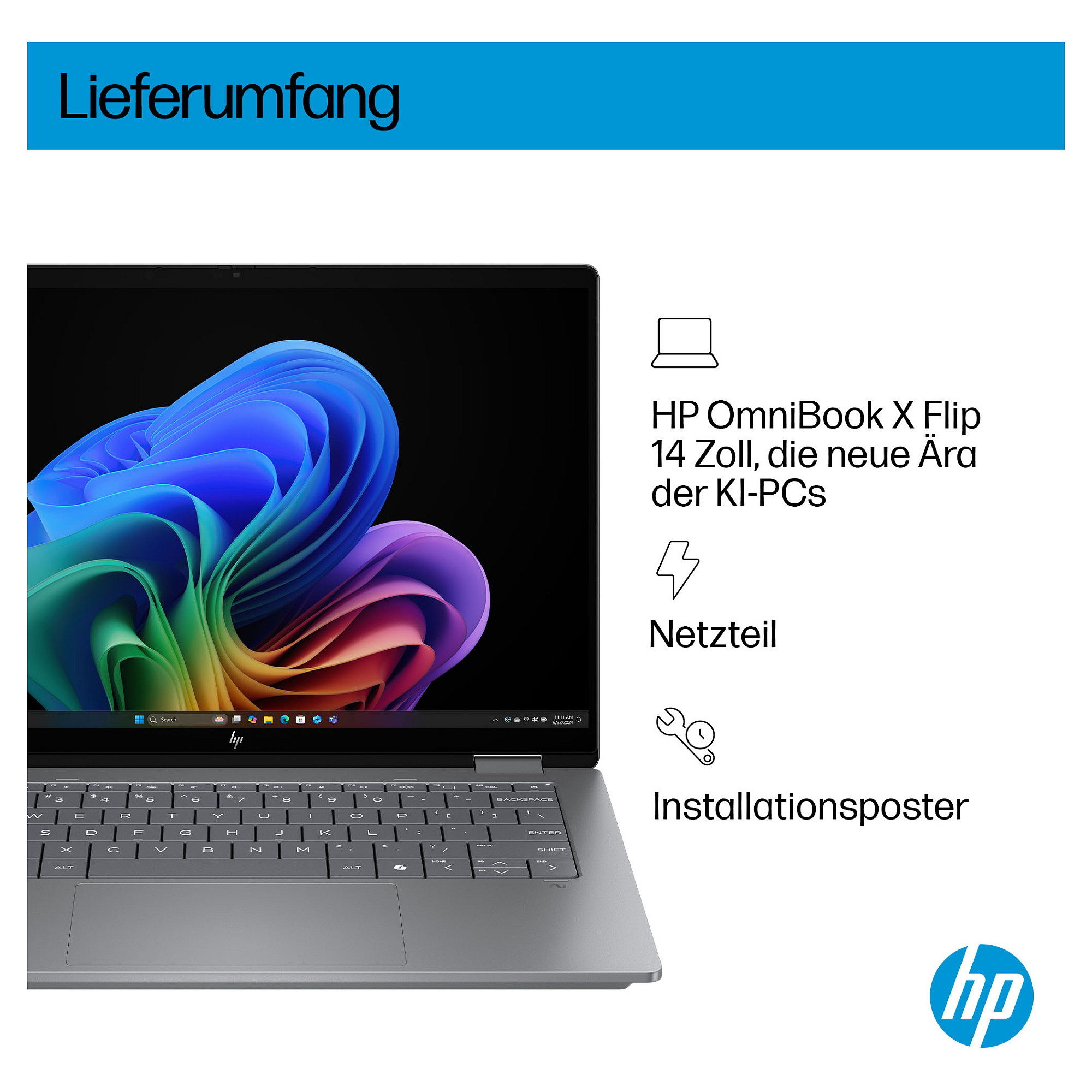 Laptop HP OmniBook X Flip 14-fk0173ng (14", OLED, 3K, AMD Ryzen AI 7 350, 16GB, 512GB SSD, AMD Radeon Graphics, Windows 11 Home, Non-HR tipkovnica)-28