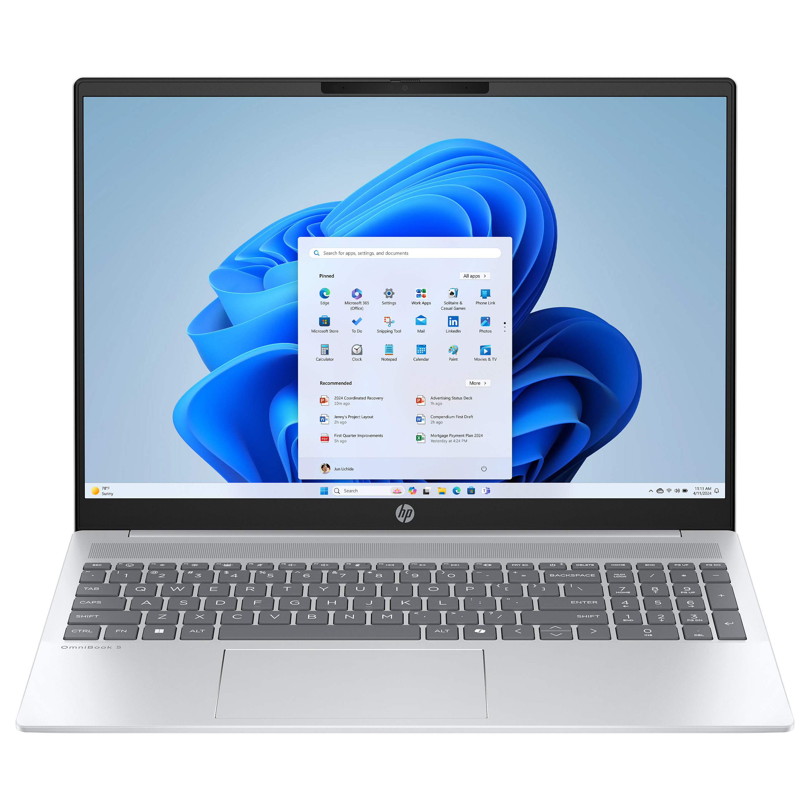 Laptop HP OmniBook 5 16-af1155ng (16", Intel Core Ultra 5 225U, 16GB, 512GB SSD, Windows 11 Home, Non-HR tipkovnica)-0