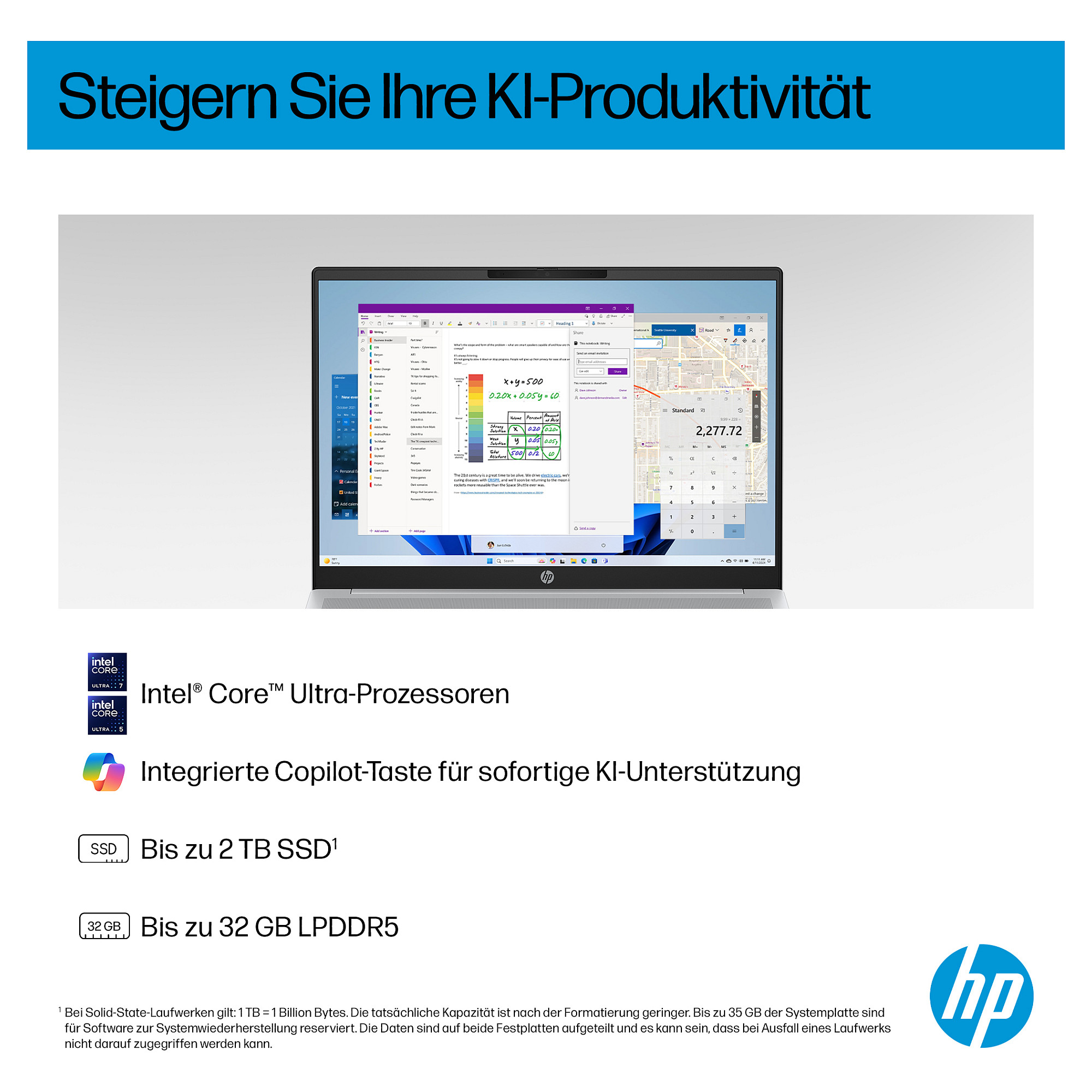 Laptop HP OmniBook 5 16-af1155ng (16", Intel Core Ultra 5 225U, 16GB, 512GB SSD, Windows 11 Home, Non-HR tipkovnica)-7