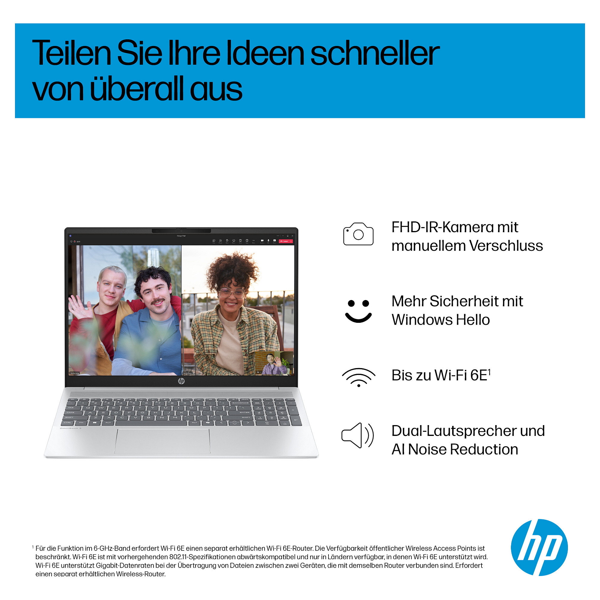 Laptop HP OmniBook 5 16-af1173ng (16", WUXGA, Intel Core Ultra 7, 16GB, 512GB SSD, Intel Graphics, Windows 11 Home, Non-HR tipkovnica)-8
