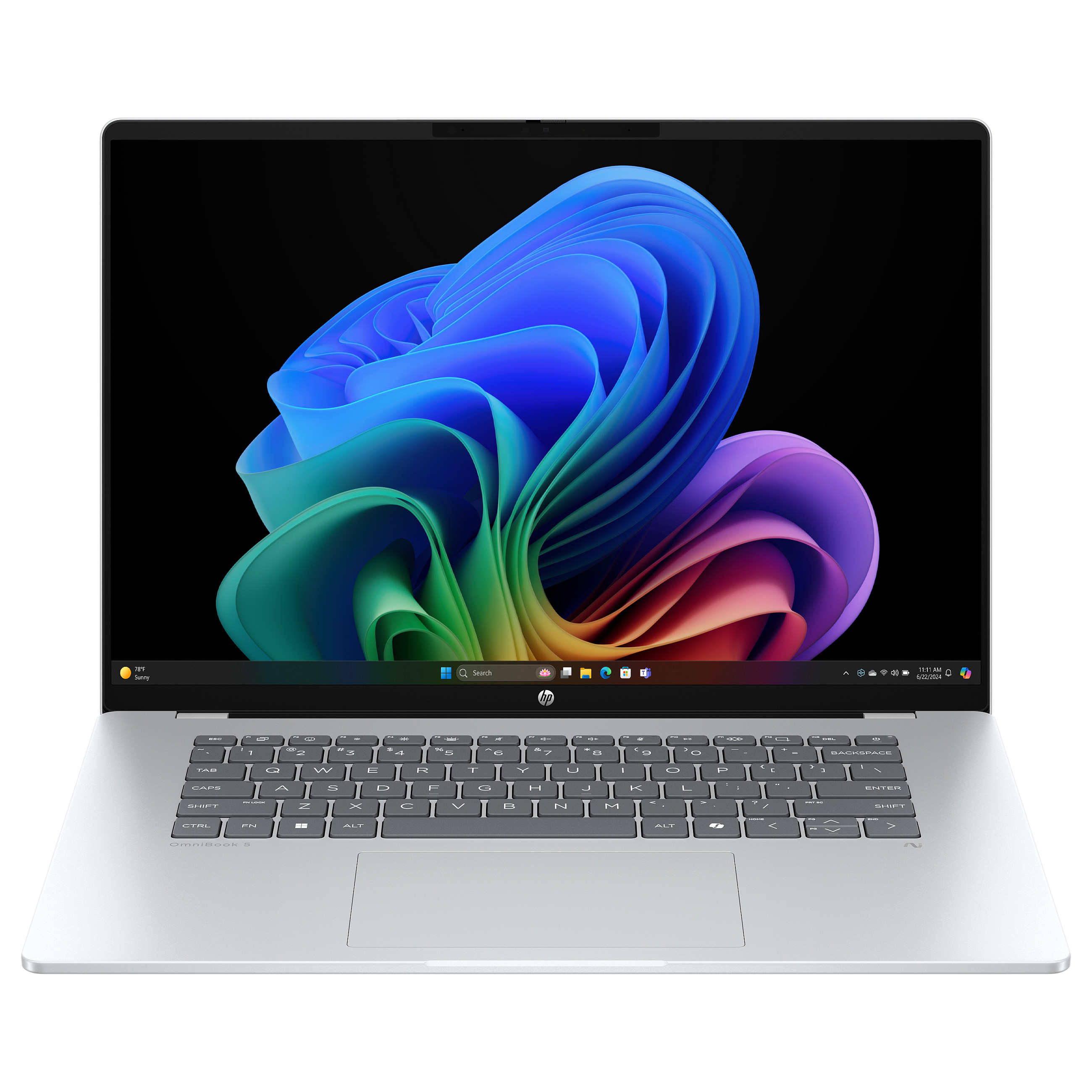 Laptop HP OmniBook 5 16-bf0154ng (16", WUXGA, Snapdragon X1-26-100, 16GB, 512GB SSD, Qualcomm Adreno, Windows 11 Home, Non-HR tipkovnica)