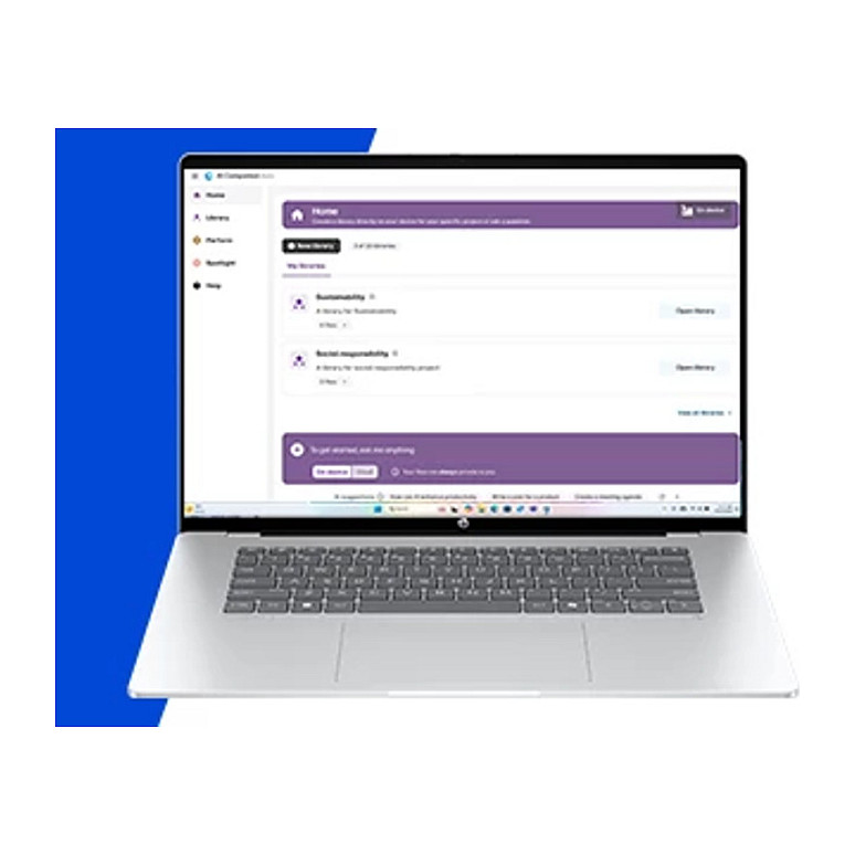 Laptop HP OmniBook 5 16-bf0154ng (16", WUXGA, Snapdragon X1-26-100, 16GB, 512GB SSD, Qualcomm Adreno, Windows 11 Home, Non-HR tipkovnica)-7