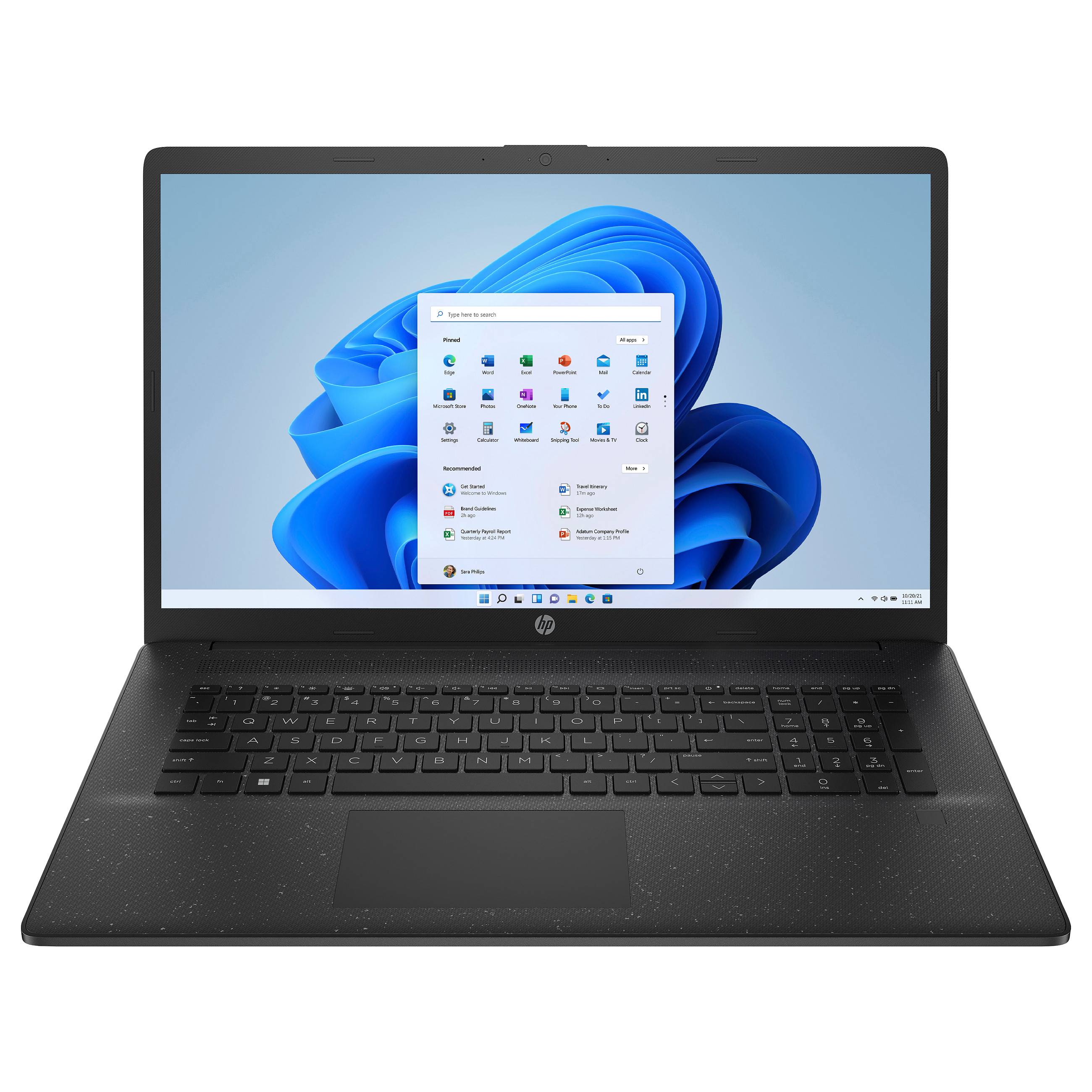 Laptop HP 17-cp2139ng (17.3", Full HD, AMD Ryzen 3 7320U, 8GB, 512GB SSD, AMD Radeon 610M, Windows 11 Home, DE tipkovnica, Srebrna)