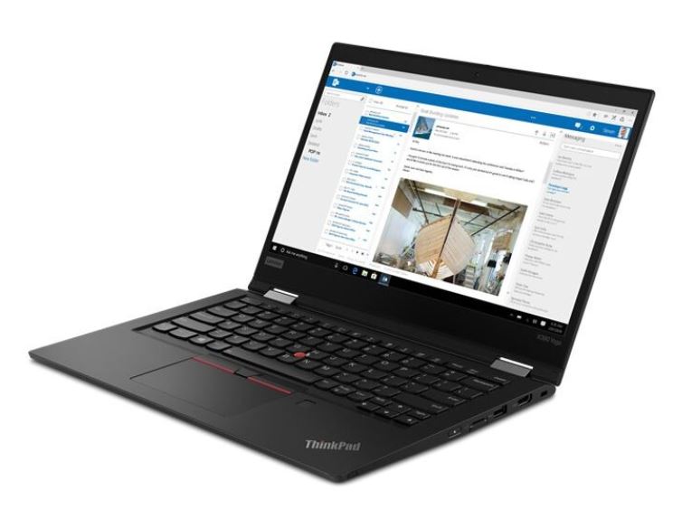Laptop LENOVO ThinkPad Yoga X390 (13.3" Touch, Full HD, Intel Core i5-8265U, 8GB, 256GB SSD, Intel UHD Graphics 620, Windows 11 Pro, DE tipkovnica, Crna)-1