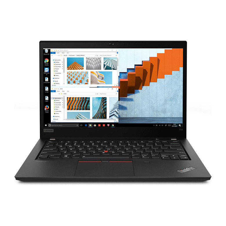 Laptop LENOVO ThinkPad T14 Gen 2 (14", IPS, Full HD, Intel Core i5-1135G7, 16GB, 512GB SSD, Intel Iris Xe Graphics, Windows 10 Pro, DE tipkovnica, Crna)