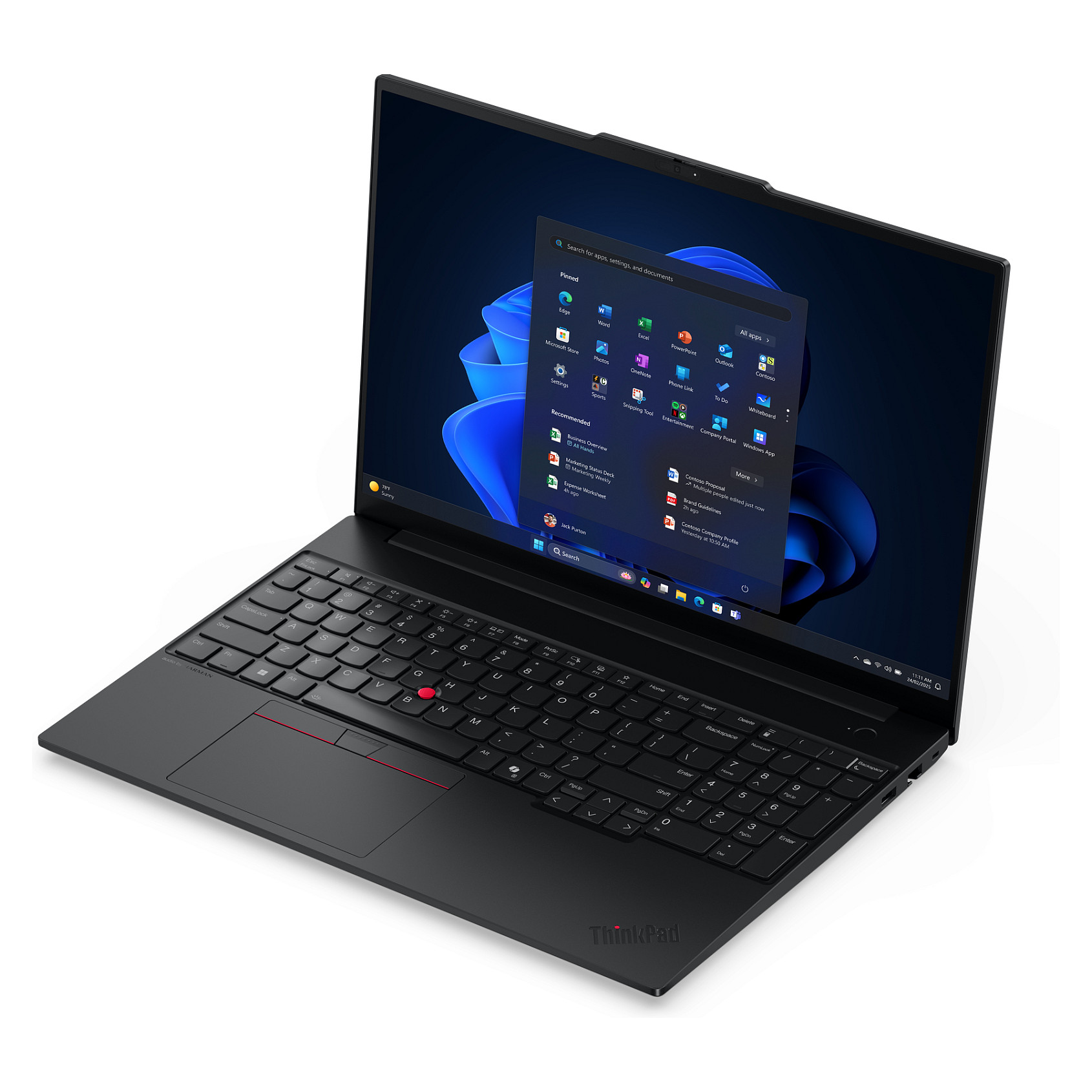 Laptop LENOVO ThinkPad E16 G3 (16", IPS, WUXGA, Intel Core Ultra 7 256V, 16GB, 512GB, Intel Arc 140V, Windows 11 Pro, Non-HR tipkovnica, crna)-7