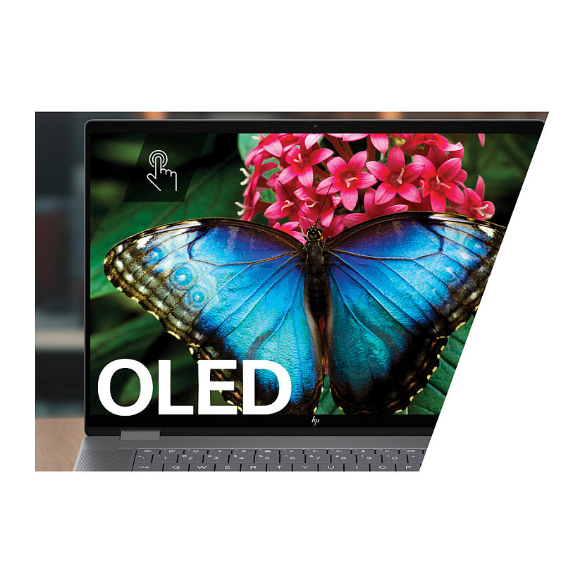 Laptop HP OmniBook X Flip 16-ar0475ng (16", OLED Touch, 3K, AMD Ryzen AI 7 350, 32GB, 1TB SSD, AMD Radeon 860M, Windows 11 Home, Non-HR tipkovnica, Srebrna)-16