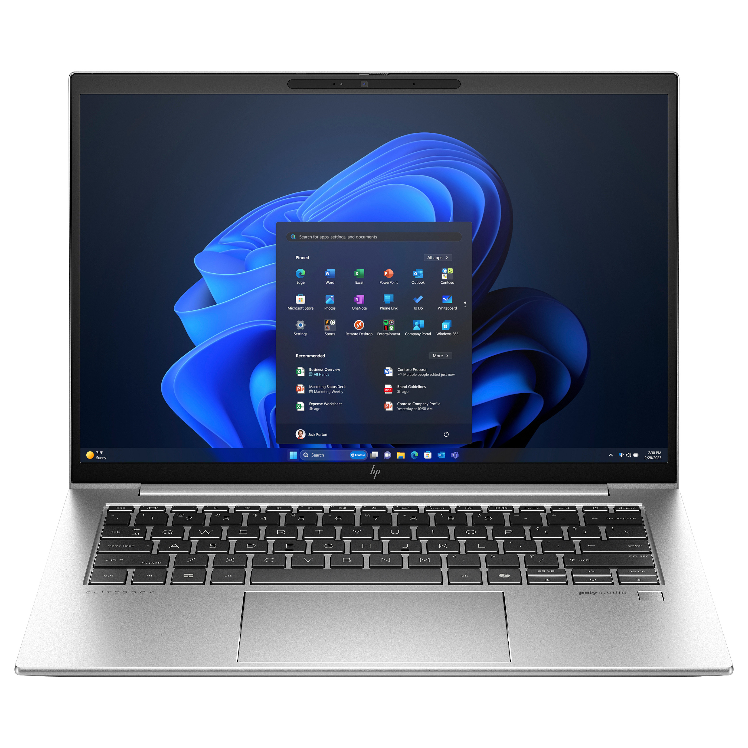 Laptop HP EliteBook 845 G11 (14" IPS, WUXGA, AMD Ryzen 5 8540U, 16GB, 512GB SSD, AMD Radeon Graphics, Windows 11 Pro, DE tipkovnica)-0
