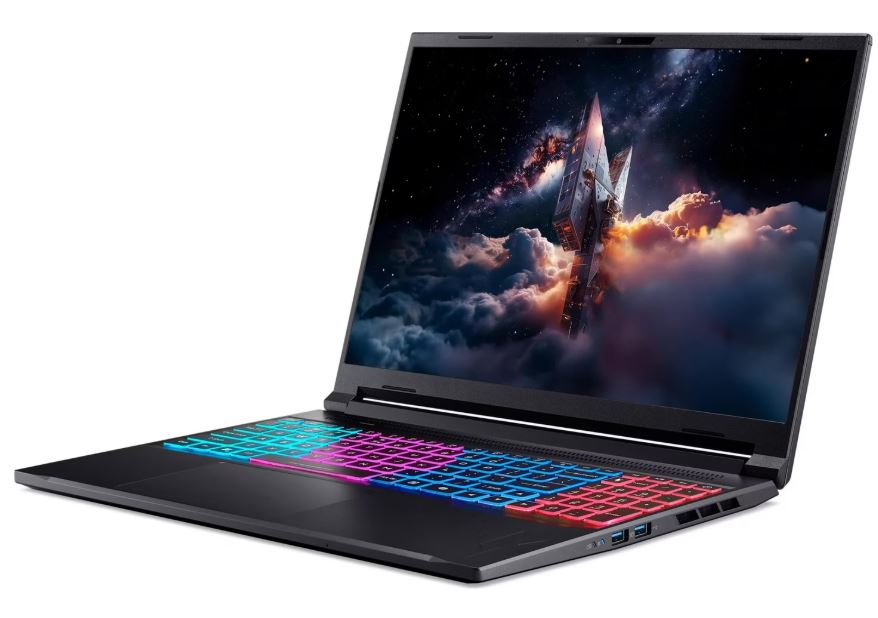 Laptop ACER Nitro 16S AI AN16S-61-R5HG (16", IPS, WQXGA, AMD Ryzen AI 7 350, 16GB, 1TB SSD, NVIDIA GeForce RTX 5070, Windows 11 Home, Non-HR tipkovnica, Crna)-1