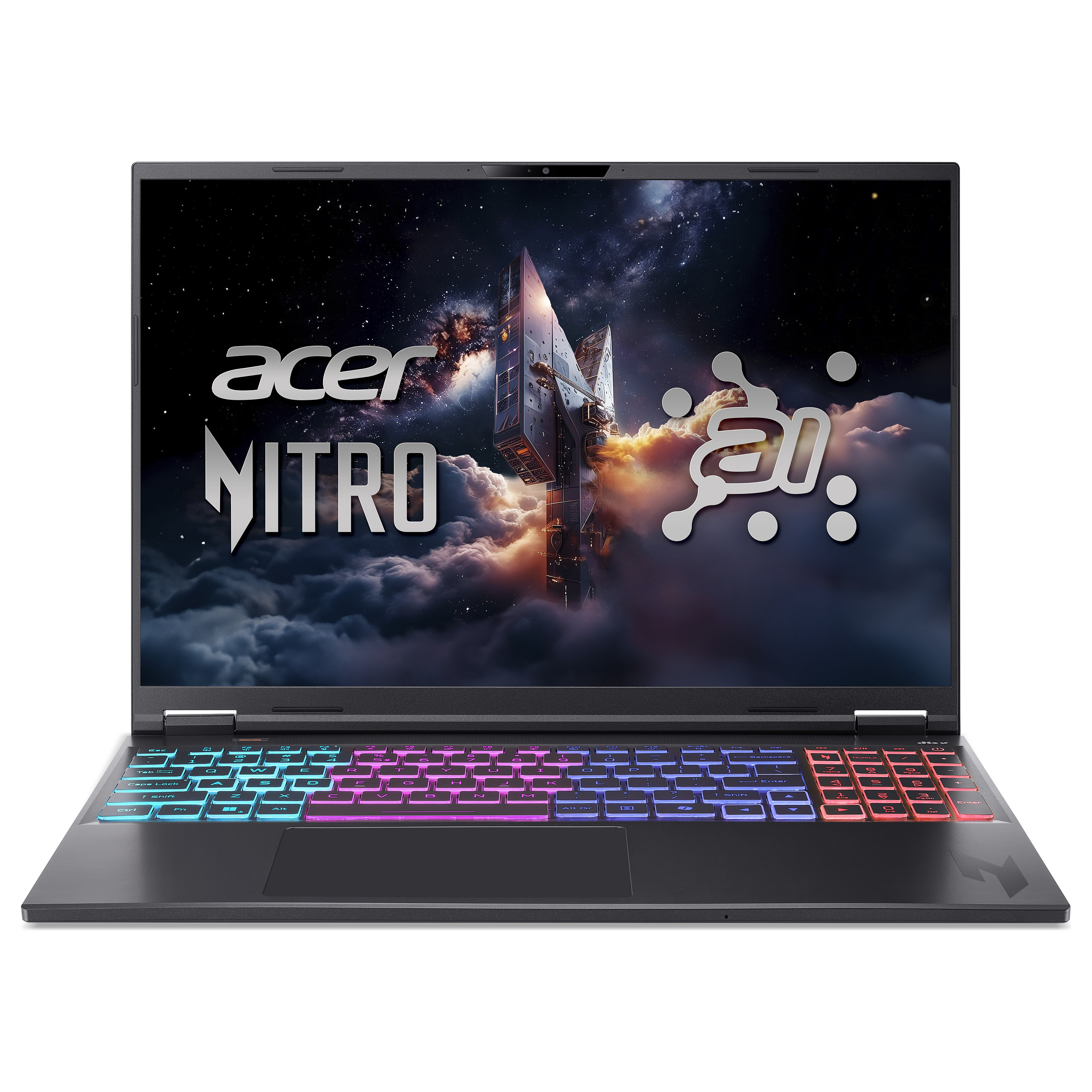 Laptop ACER Nitro 16S AI AN16S-61 (16", IPS, WQXGA, AMD Ryzen AI 7 350, 16GB, 1TB SSD, NVIDIA GeForce RTX 4050, Windows 11 Home, Non-HR tipkovnica, Crna)-0